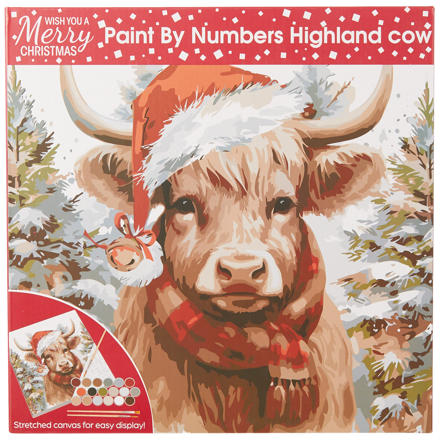 Paint By Numbers Highland Cow - Multicolour Image 1
