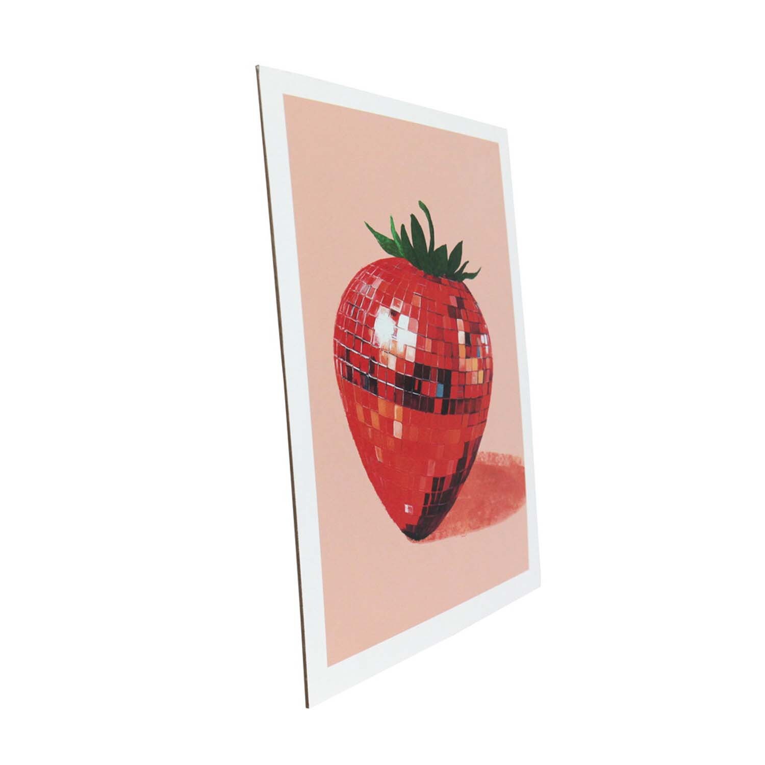 Colourful Disco Fruit Print Frame - Multicolour Image 2