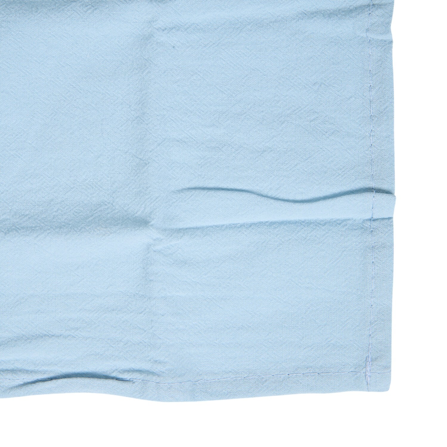 Pack of 4 Washed Cotton Napkins Blue Image 5