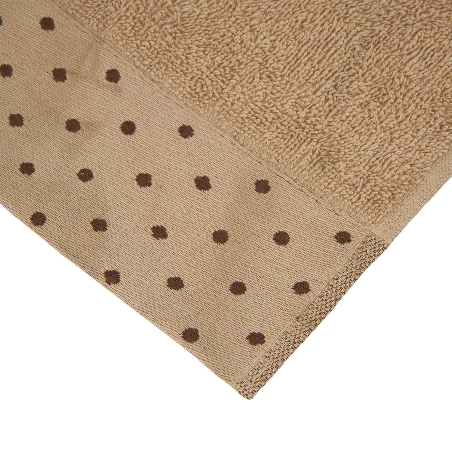 Polka Dot Hand Towel - Beige Image 3
