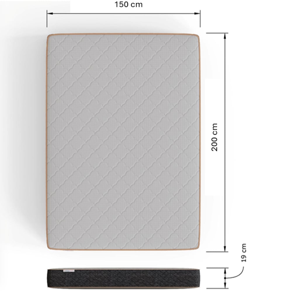 GFW SleepyCastle King Size Pocket Sprung Mattress Image 4