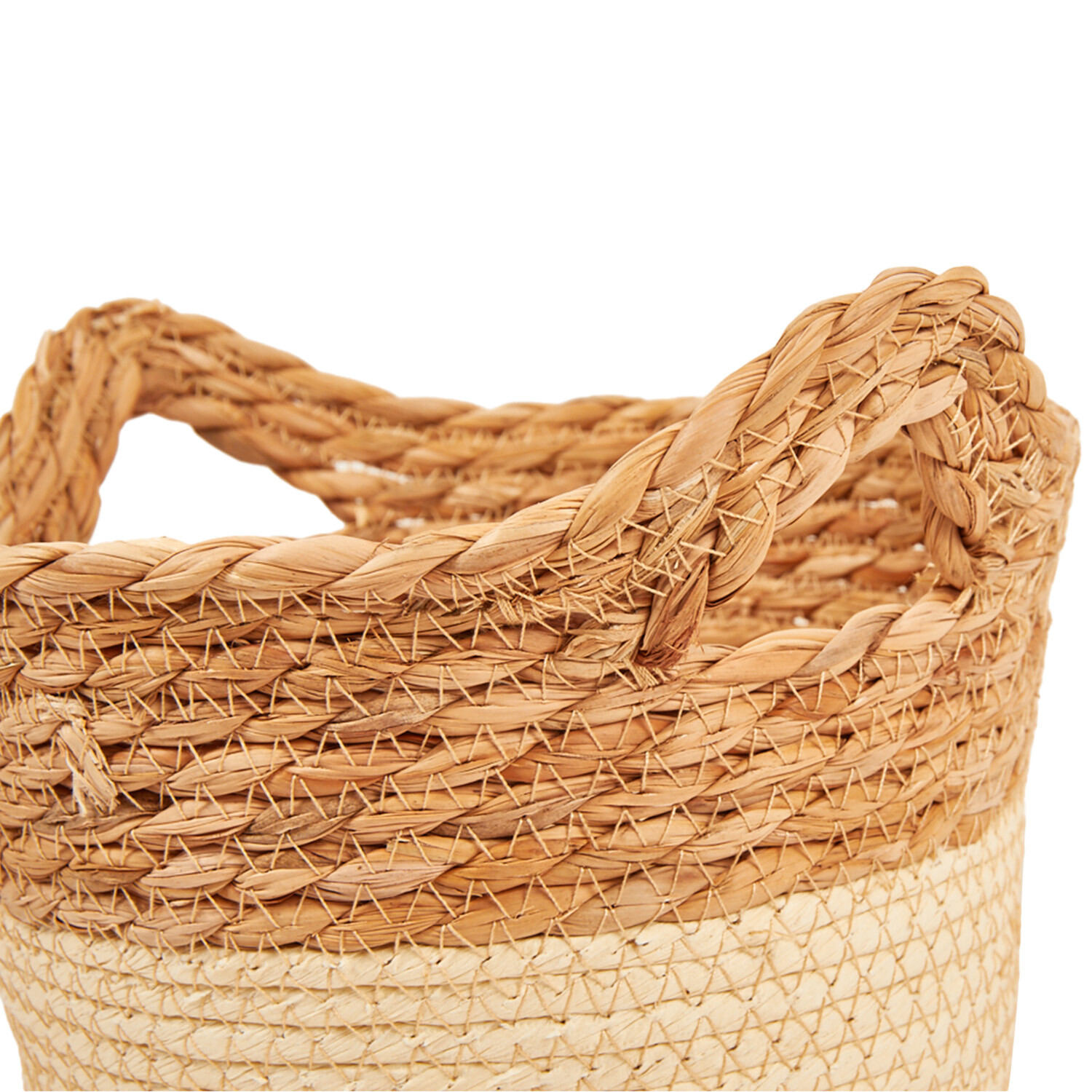 Set of 3 Storage Baskets - Black Image 3