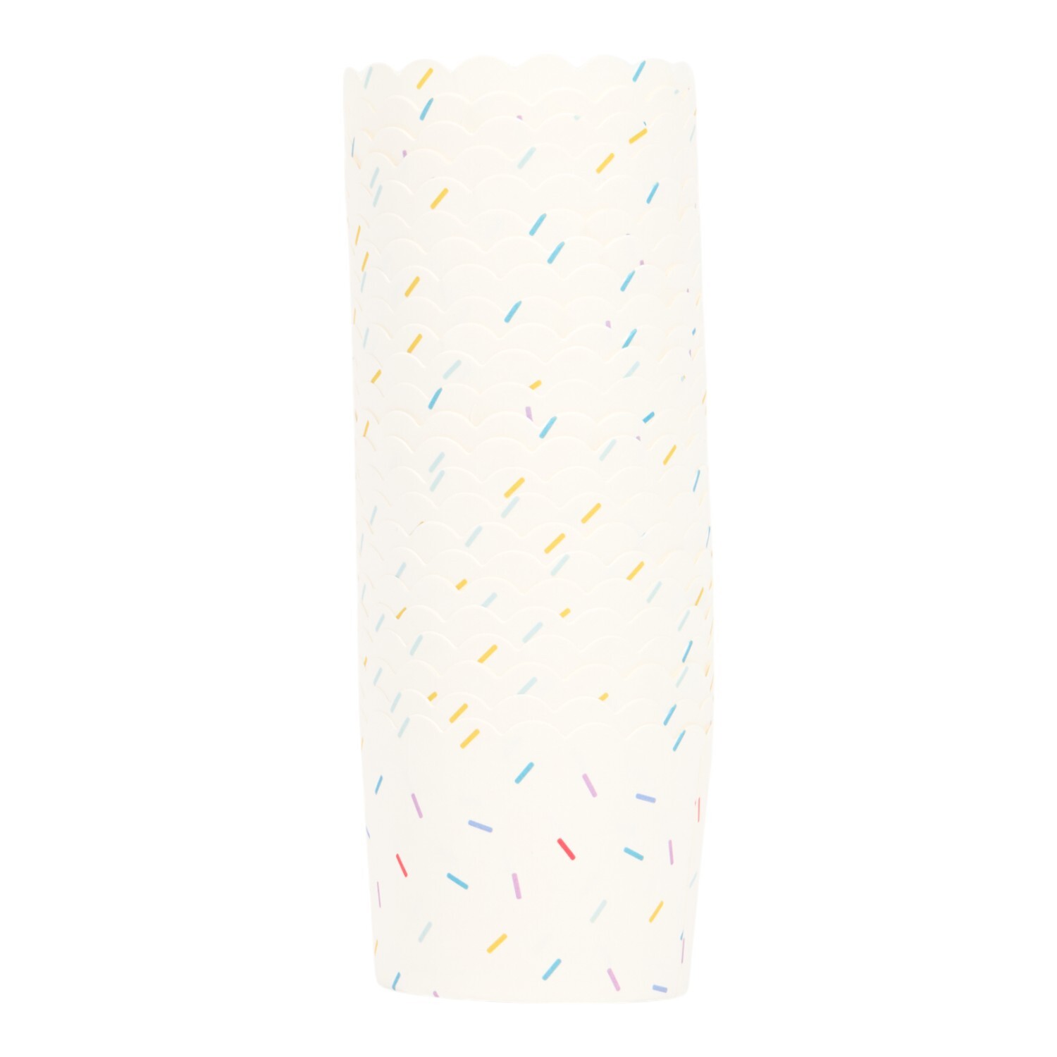 Pack of 24 Sprinkles Cup Cake CasesWhite Image 2
