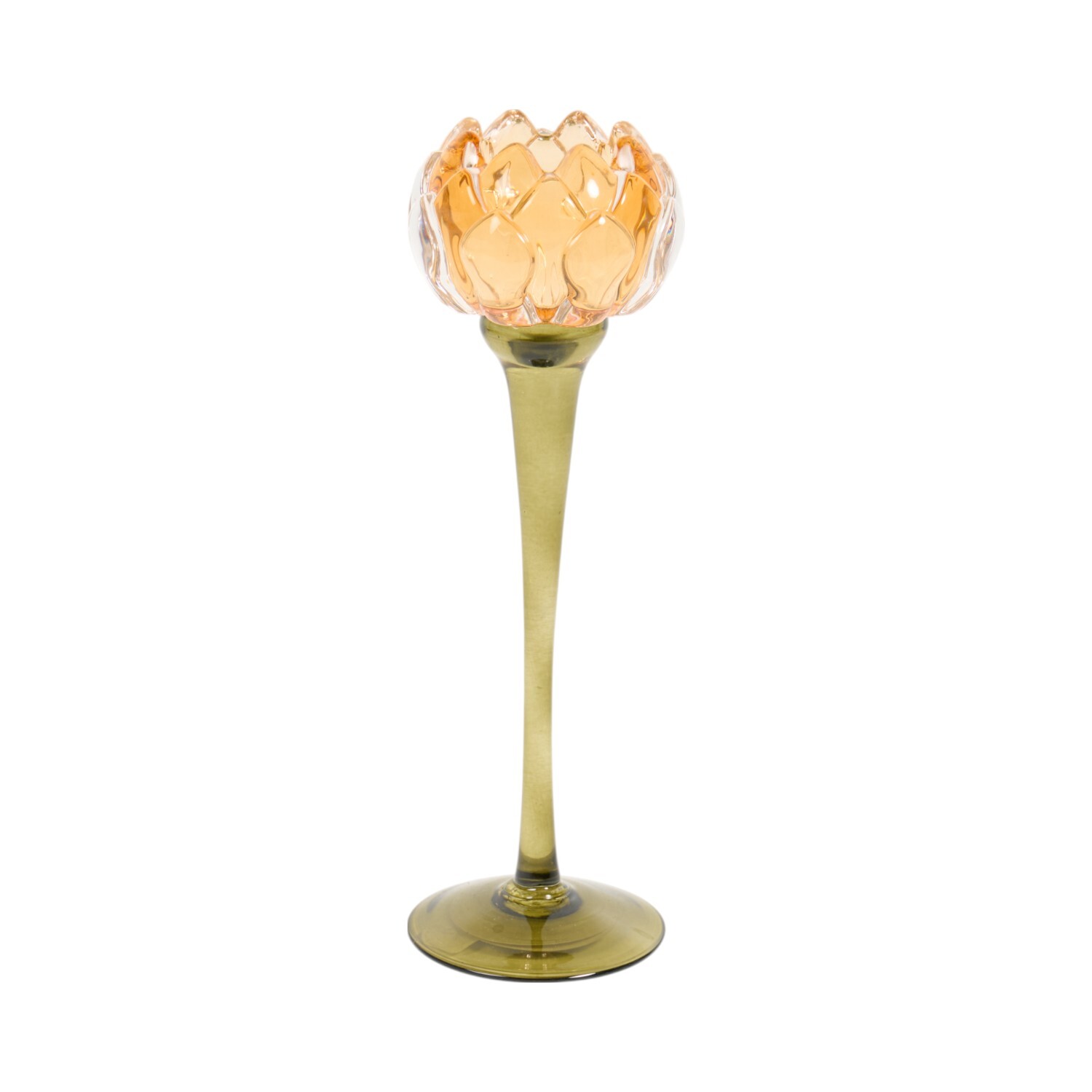 Tall Floral Candle Holder Image 7
