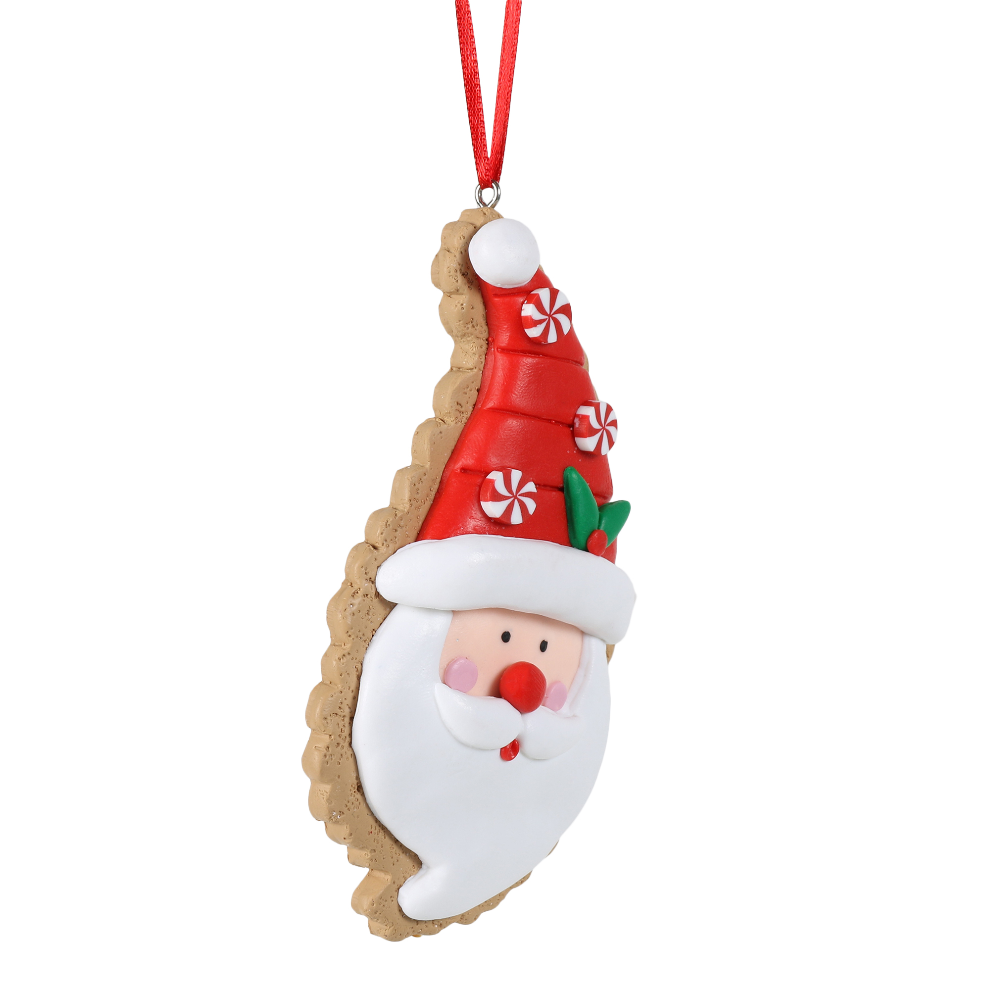 Hanging Santa and Snowman Decoration Image 2