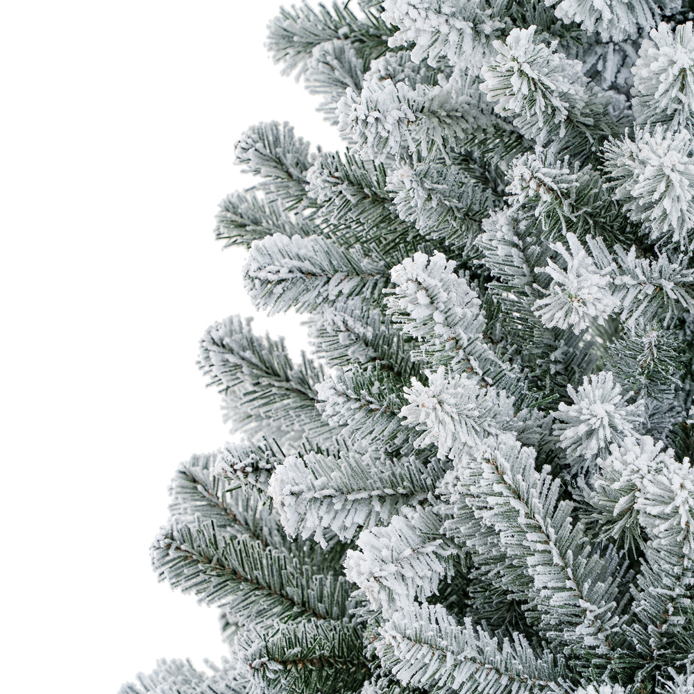 Festive Christmas Snow Covered Fir Artificial Christmas Tree 6ft Image 6