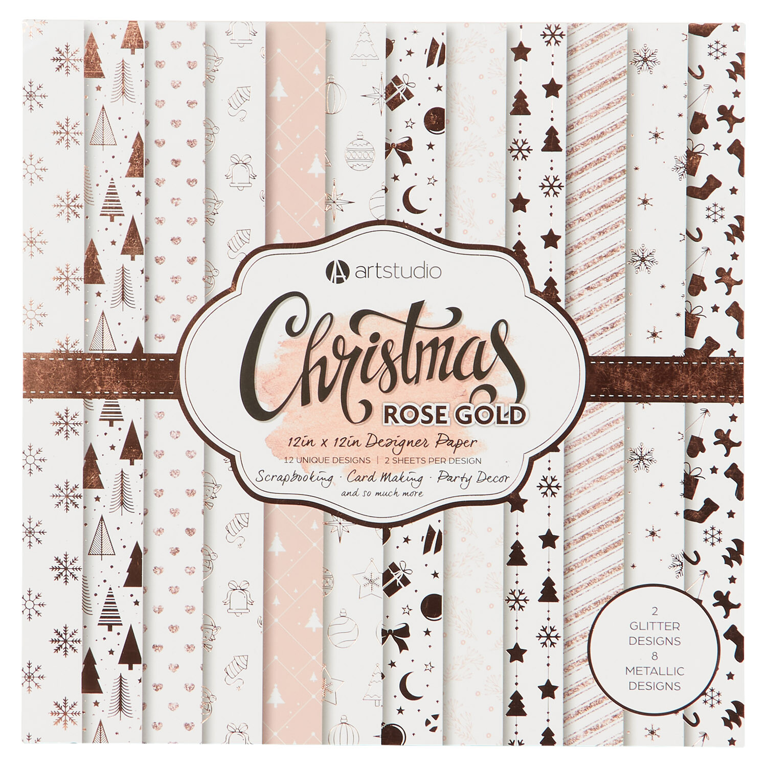 Metallic Christmas Design Pad Image 2