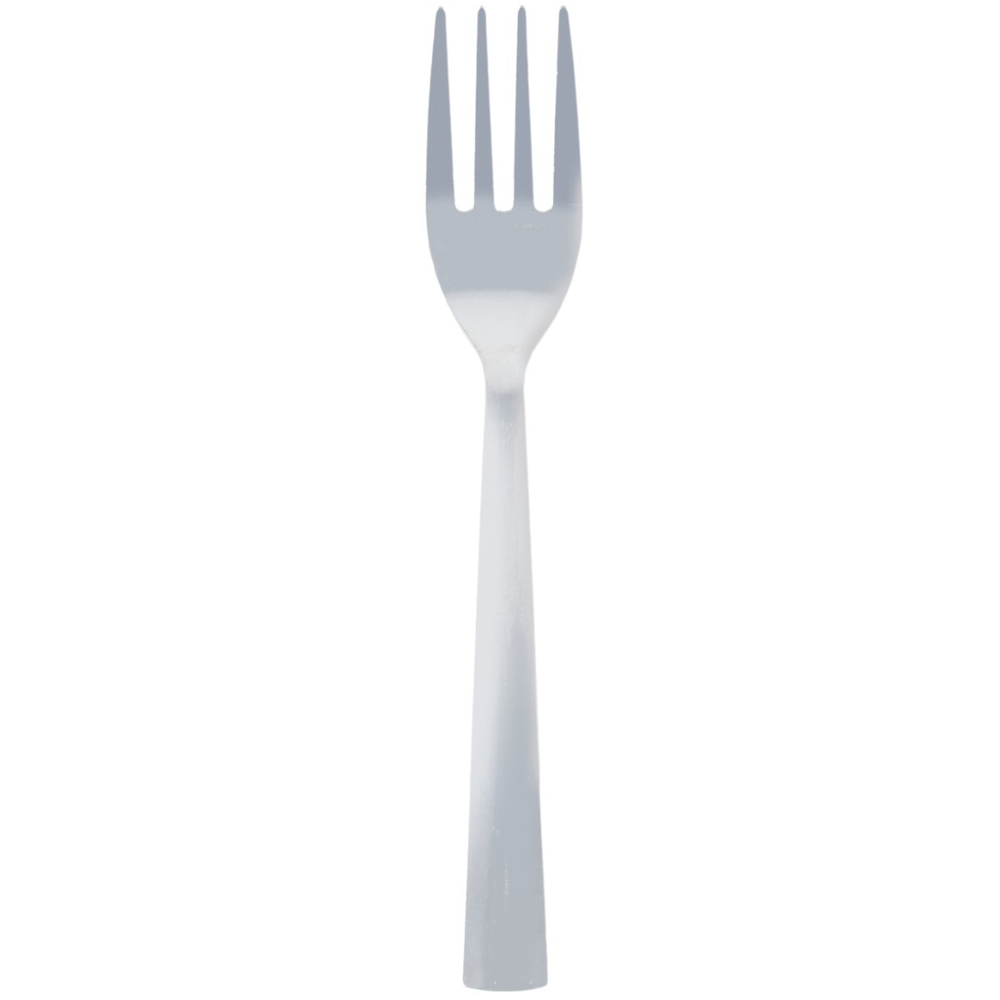 Pack of 4 My Dessert Forks Silver Image 2