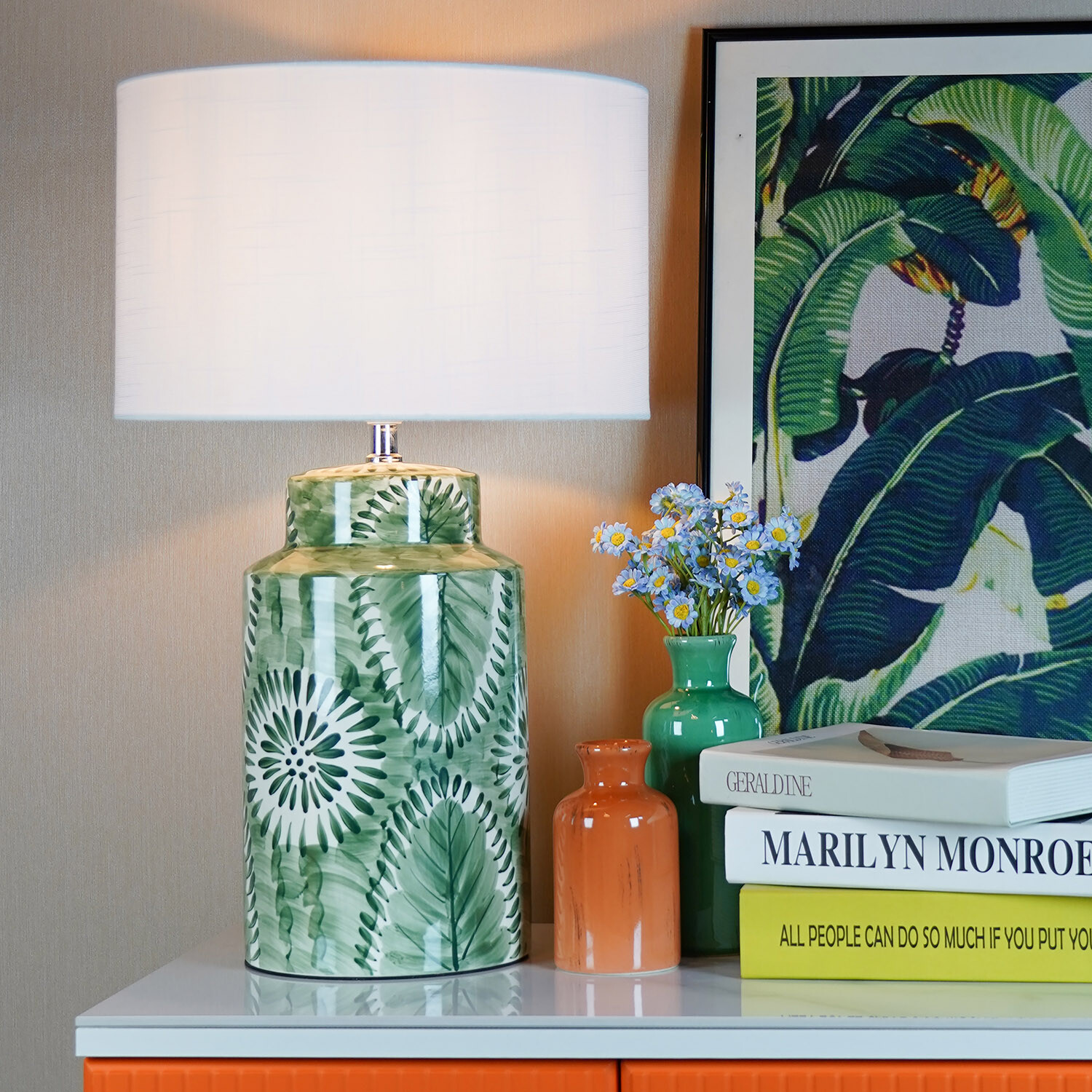 Shaylee Table Lamp - Green Image 7
