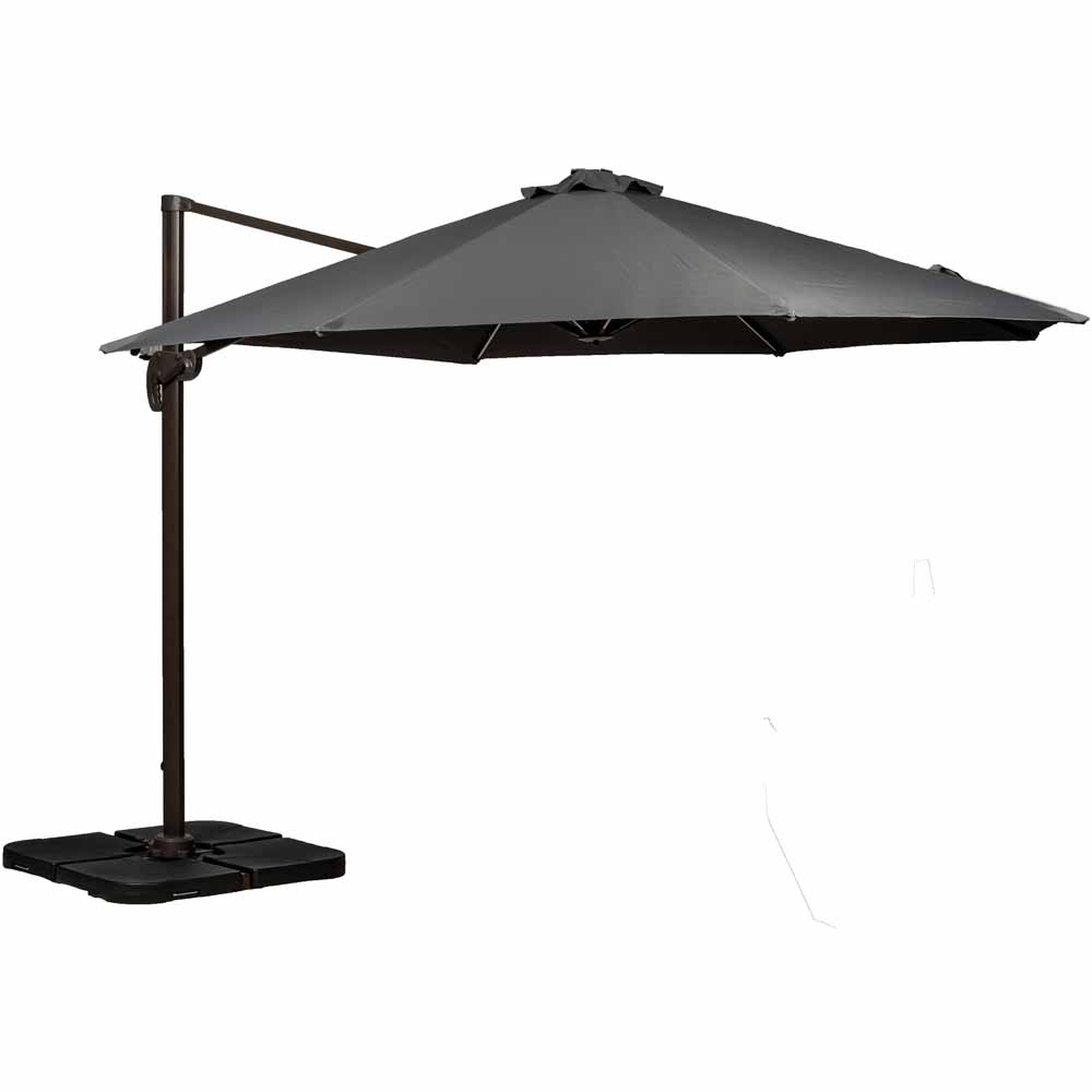 Royalcraft LED Cantilever Overhanging Parasol 3.5m Image 3