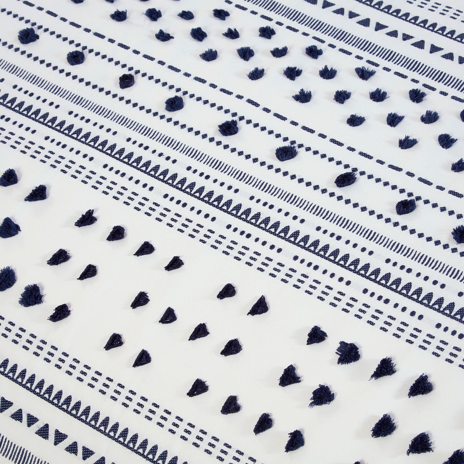 Berkley Duvet Set Navy and White King Image 4