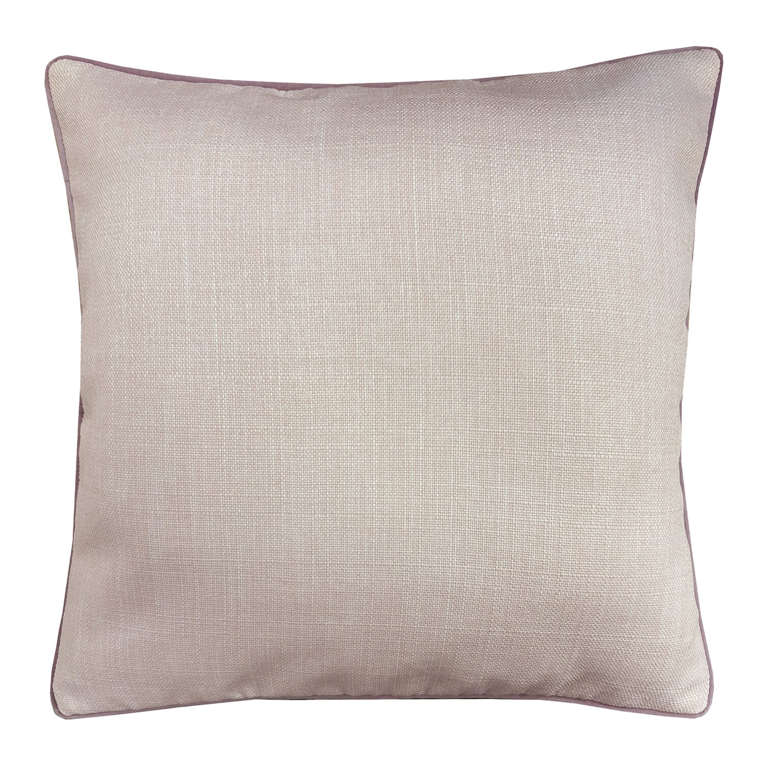 Sloane Faux Linen Cushion - Blush Image 3