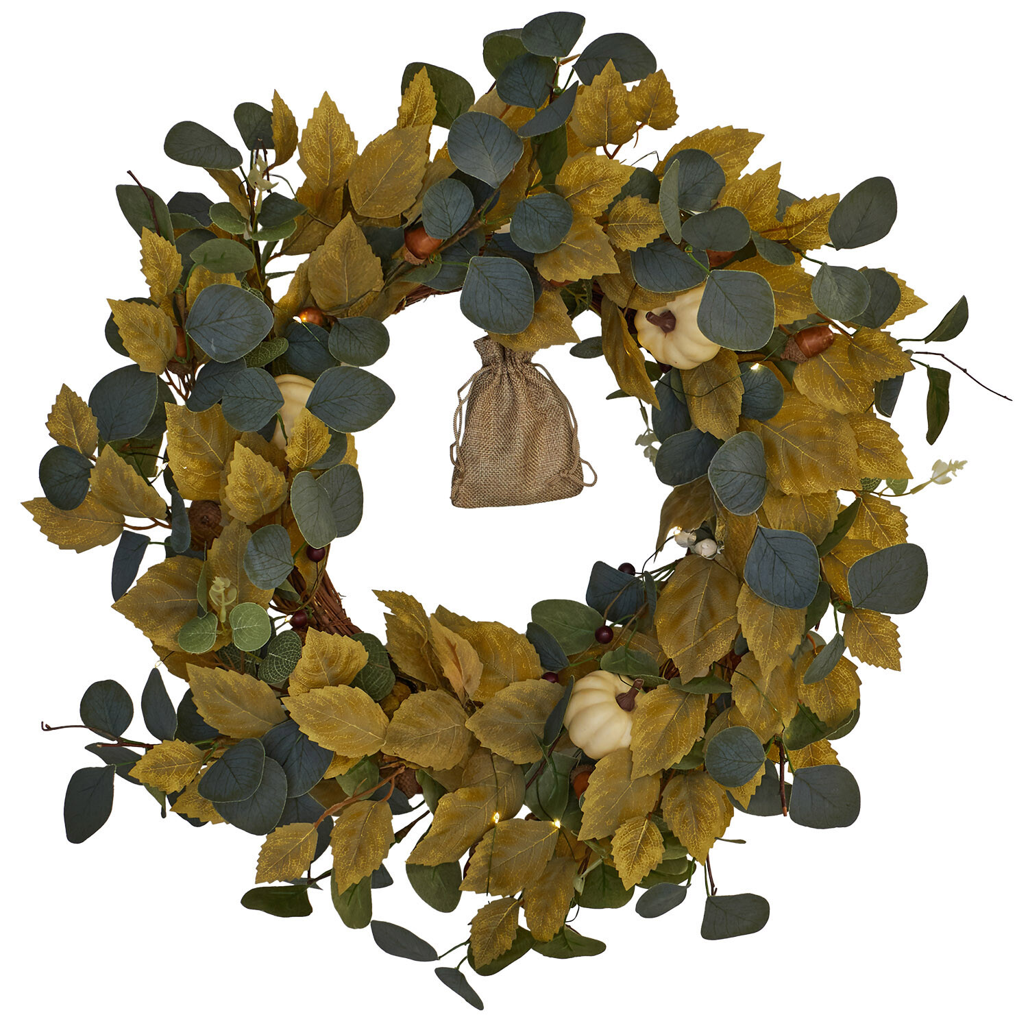 Autumnal Enchanted LED Wreath Multicolour Image 2