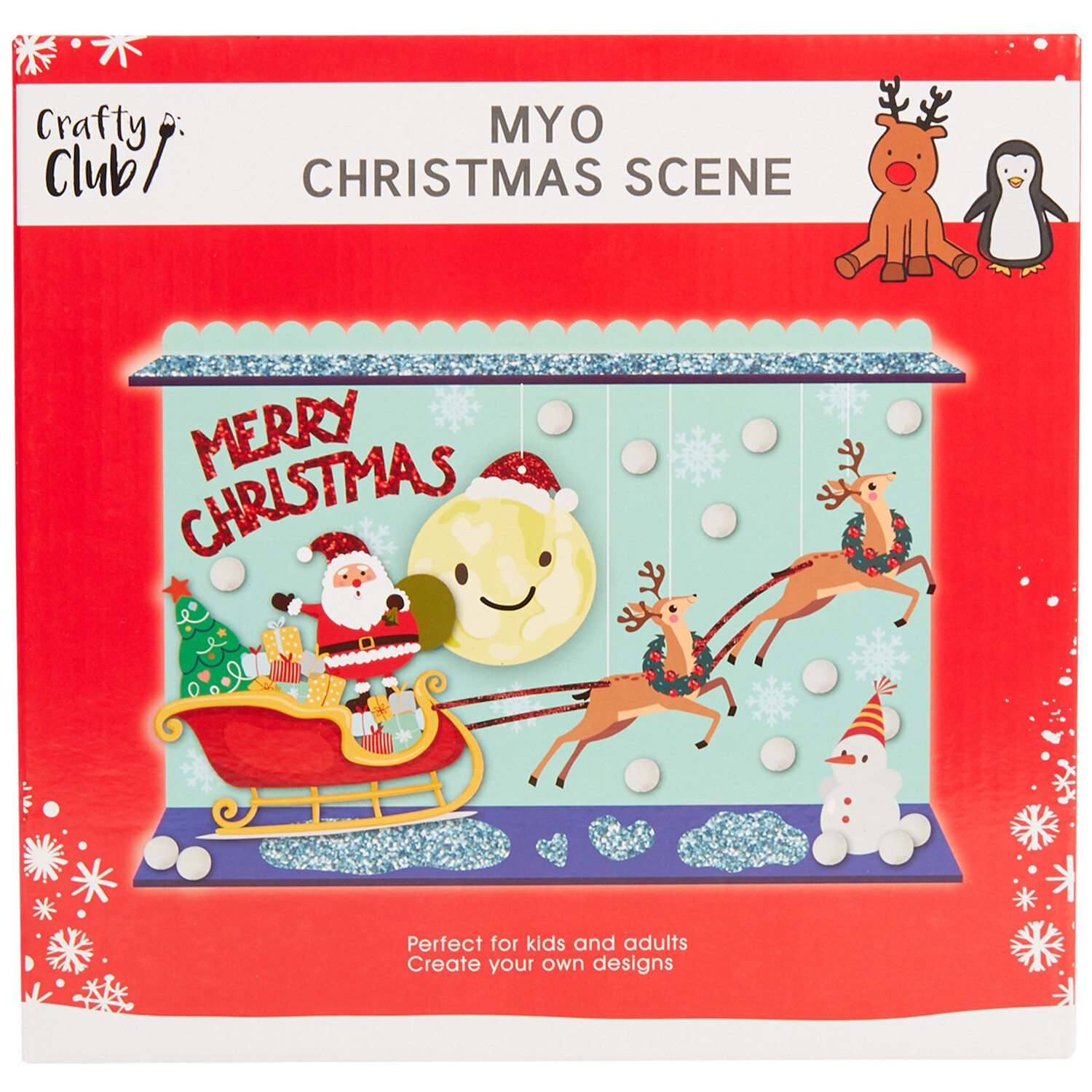 Make Your Own Christmas Scene - Multicolour Image 1