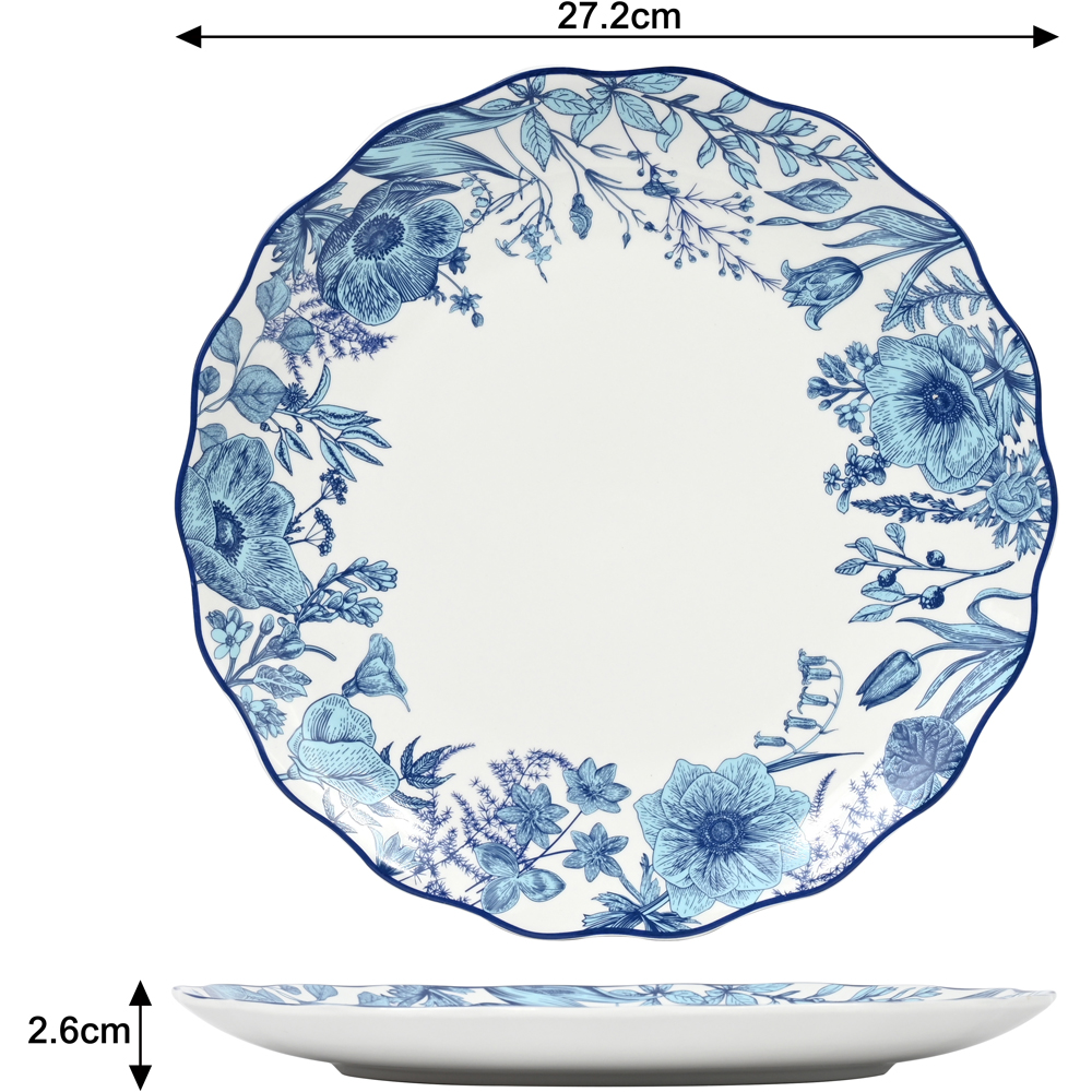 Waterside Floral Blue 16 Piece Dinner Set Image 4