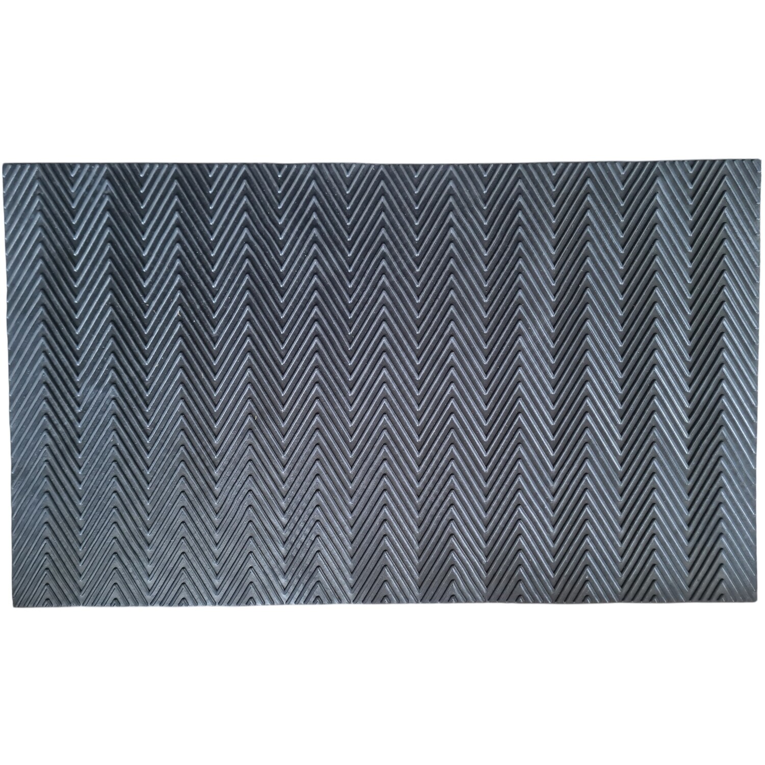 My Home Embossed Rubber MatGrey Image 3