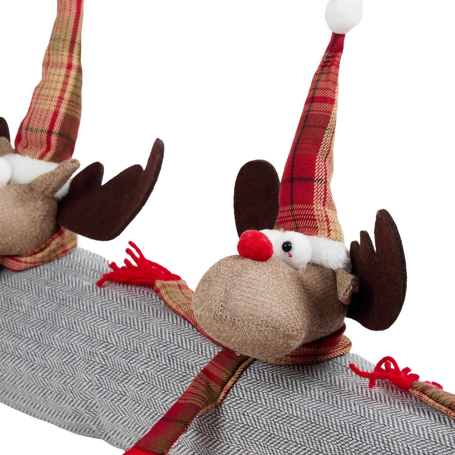 3D Reindeer Christmas Draught Excluder Image 3