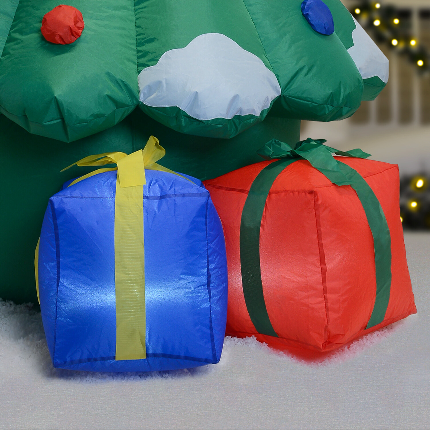 Inflatable Moving Santa Tree Green Image 4