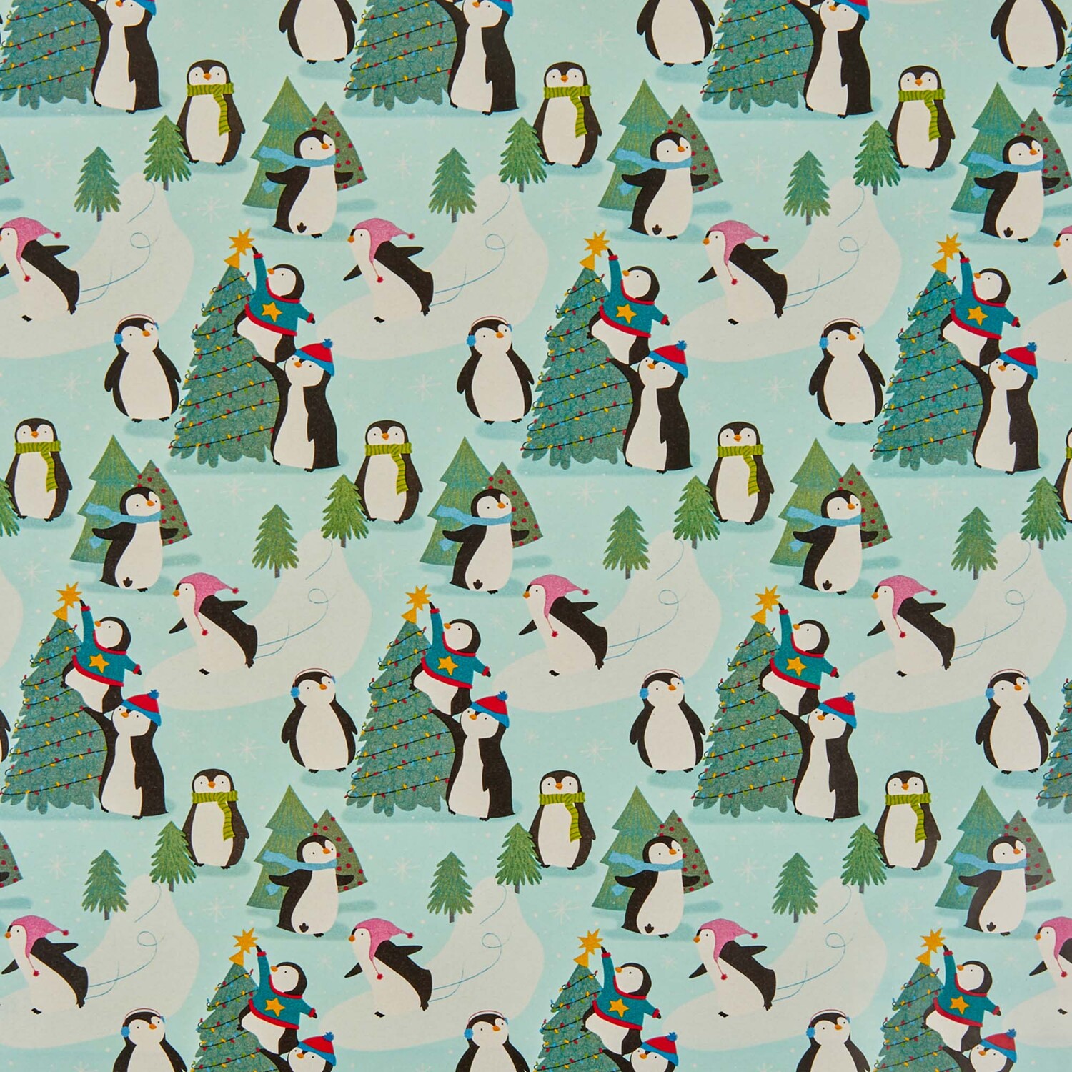 Festive Fun Characters Gift Wrap 4m Image 2
