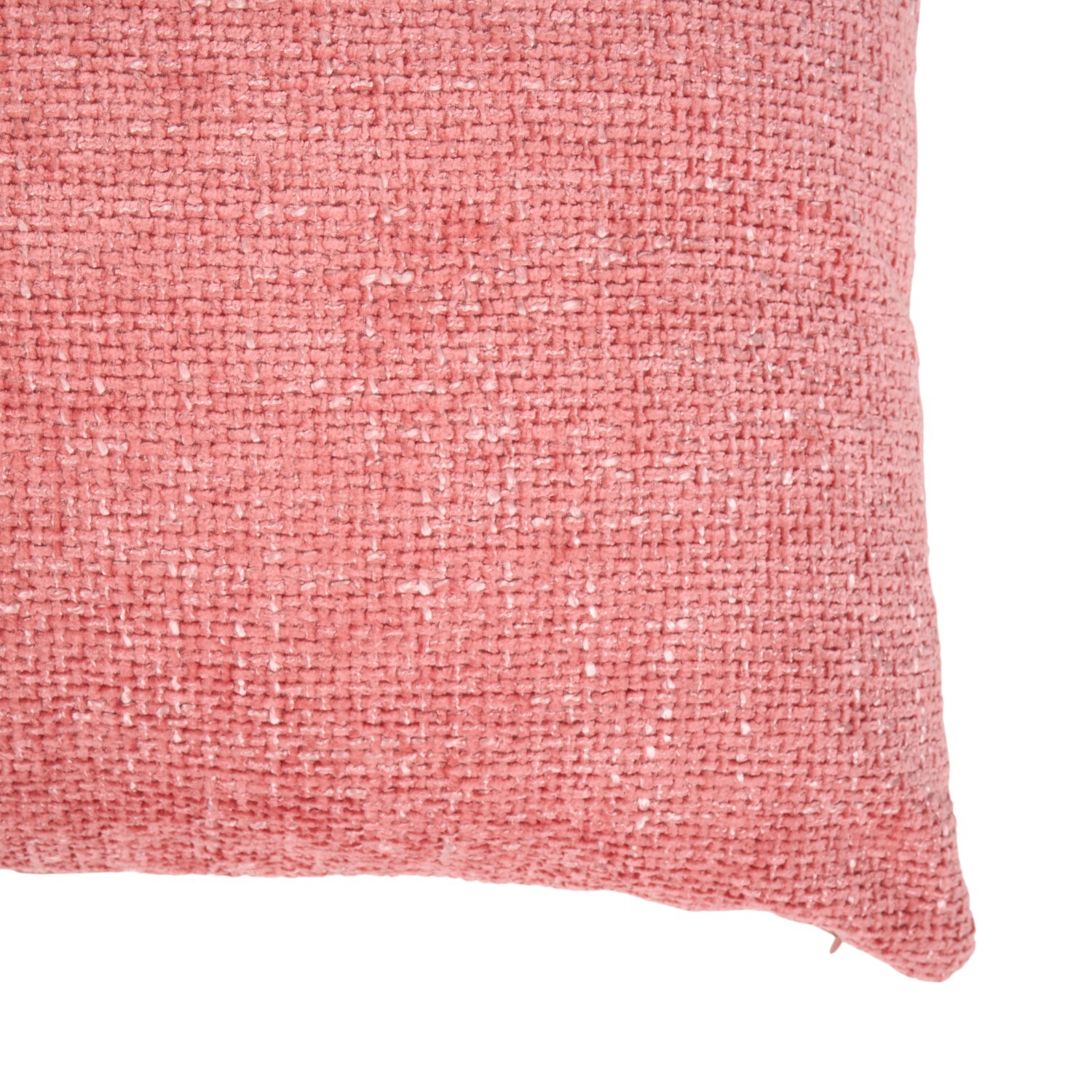 Soft Chenille Boucle Cushion Pink Image 3