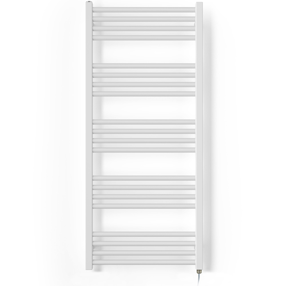 Terma Fiona E Soft Matt White Electric Towel Rail 1140 x 500mm Image 3