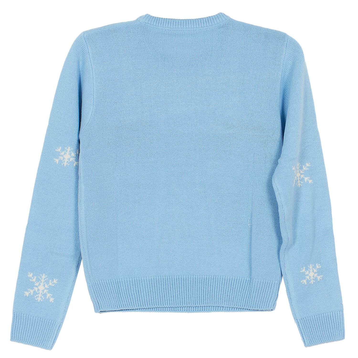 Ladies Gingerbread Man Jumper - Blue / UK 10 - 12 Image 2