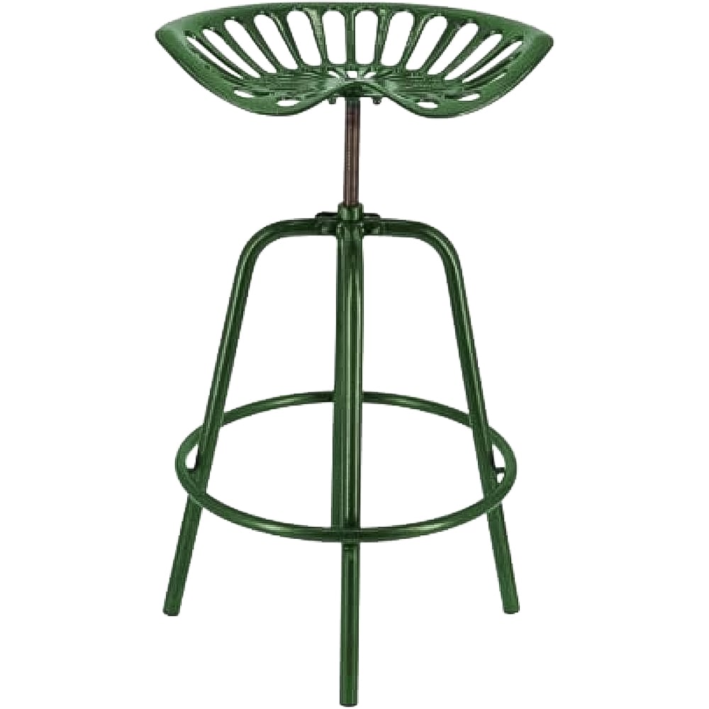 Fallen Fruits Green Cast Iron Tractor Barstool Image 2