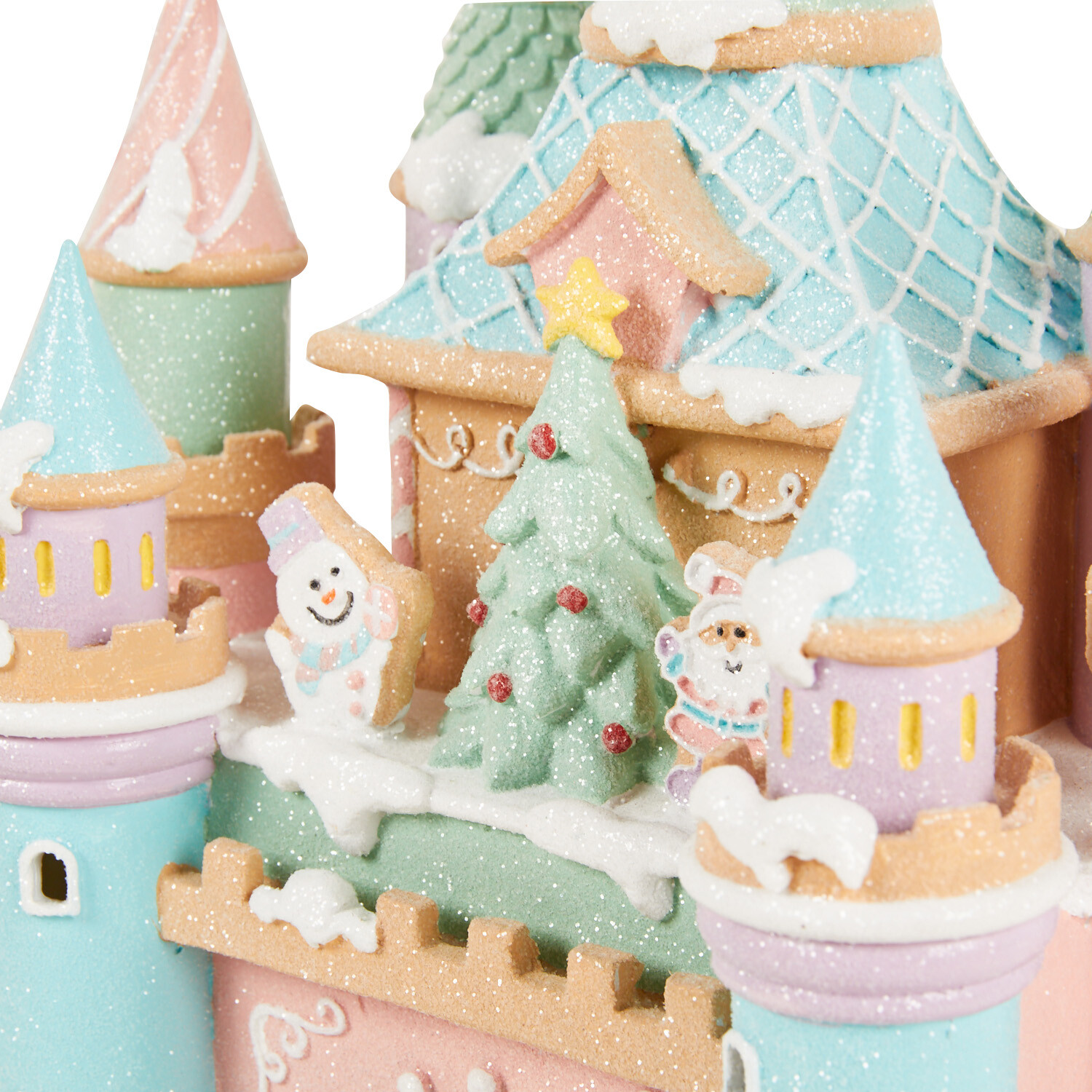 LED Gingerbread Castle - Multicolour Image 3