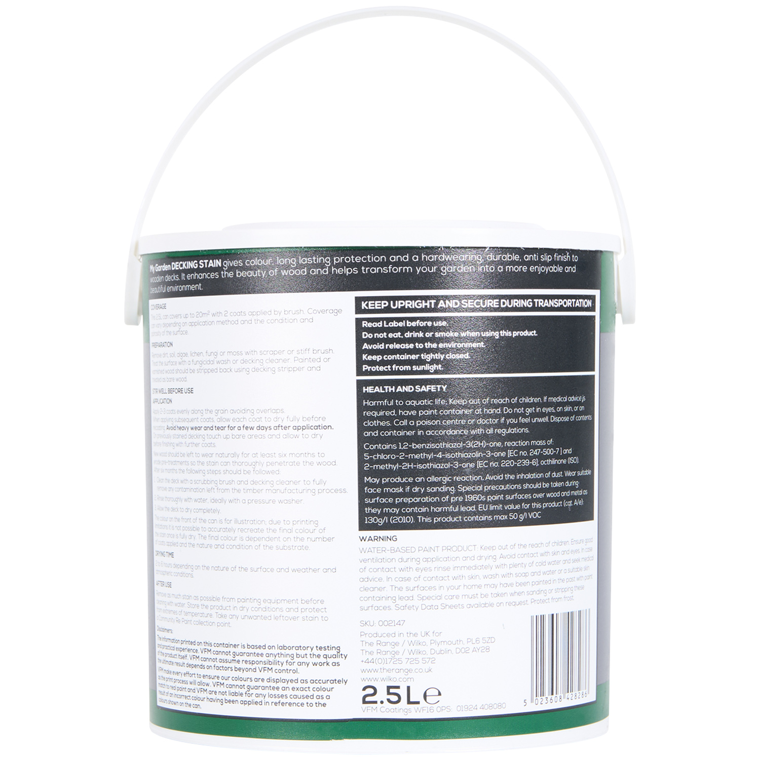 My Garden Light Grey Decking Stain 2.5L Image 2