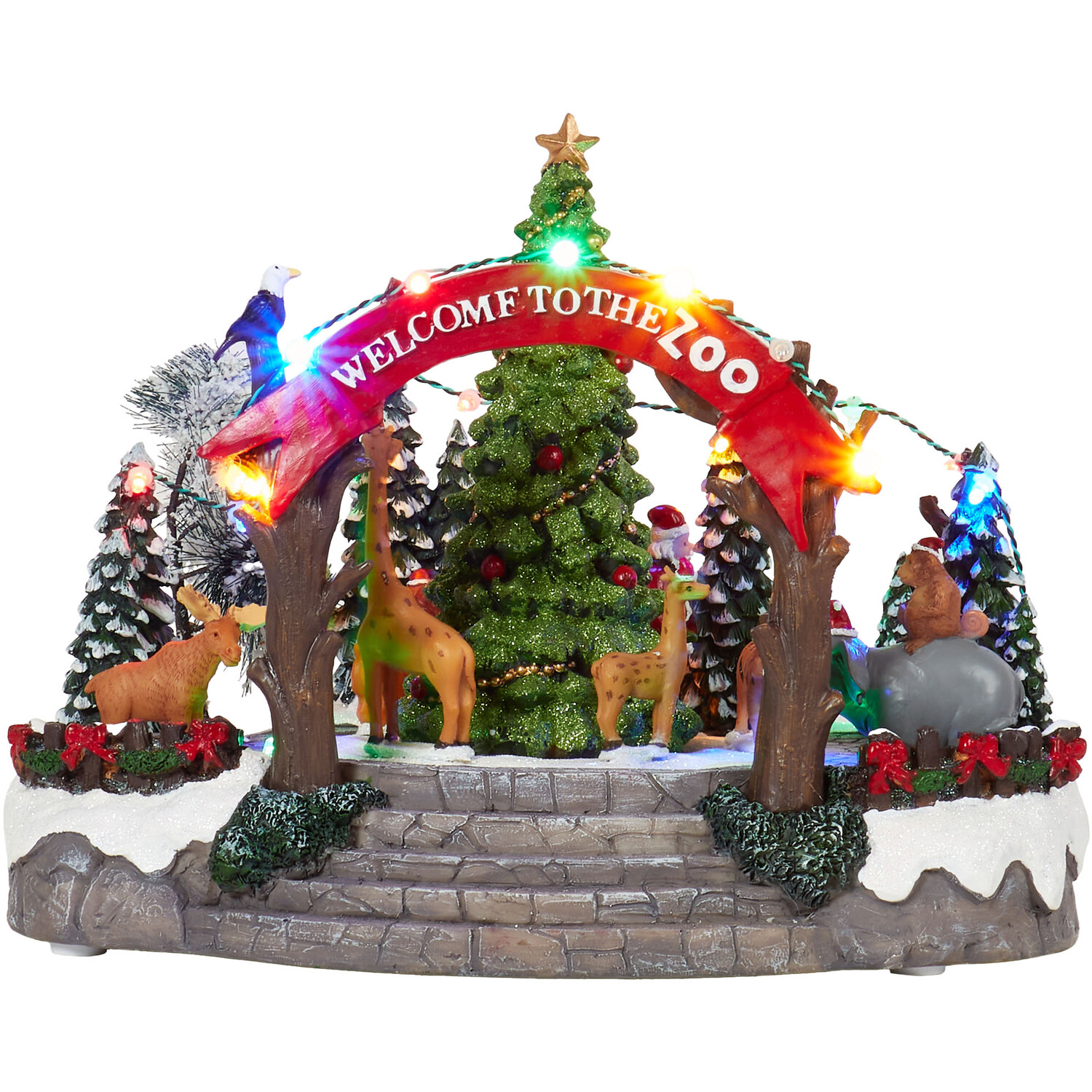 Christmas Zoo Village Model Image 2
