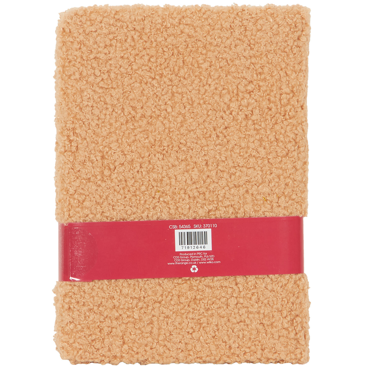 Gingerbread Fluffy Notebook - Brown Image 2