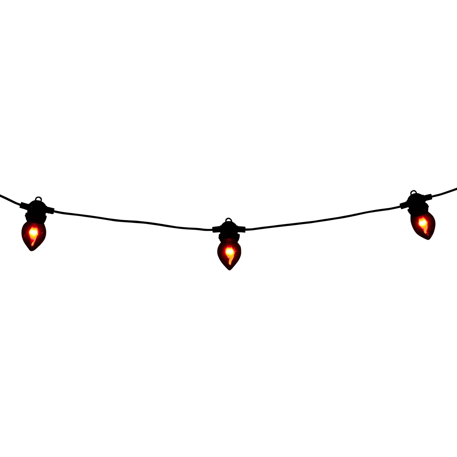 8 LED Flame Bulb String Light Image 3