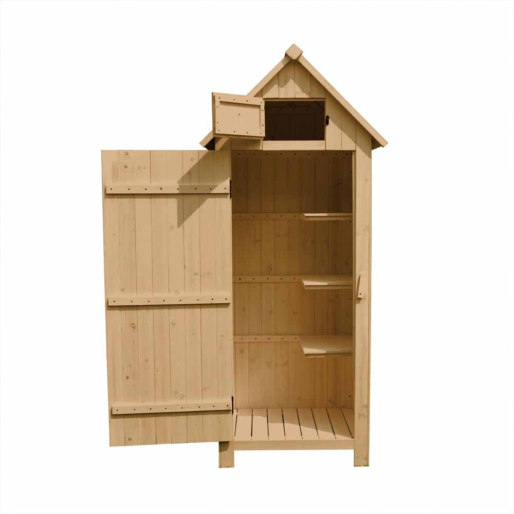 Airwave 2.5 x 1.8ft Natural Bideford Tool Shed Image 2