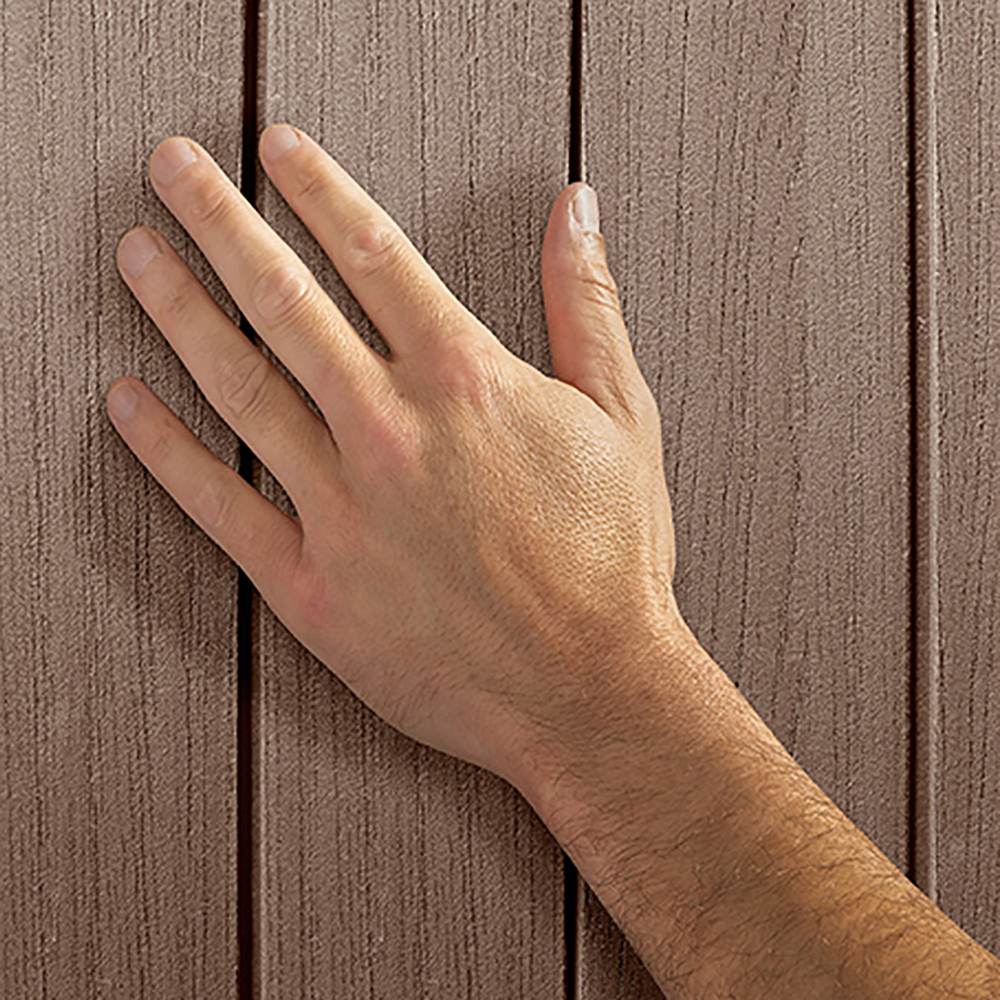 Keter Darwin 6 x 6ft Brown Outdoor Storage Shed Image 3