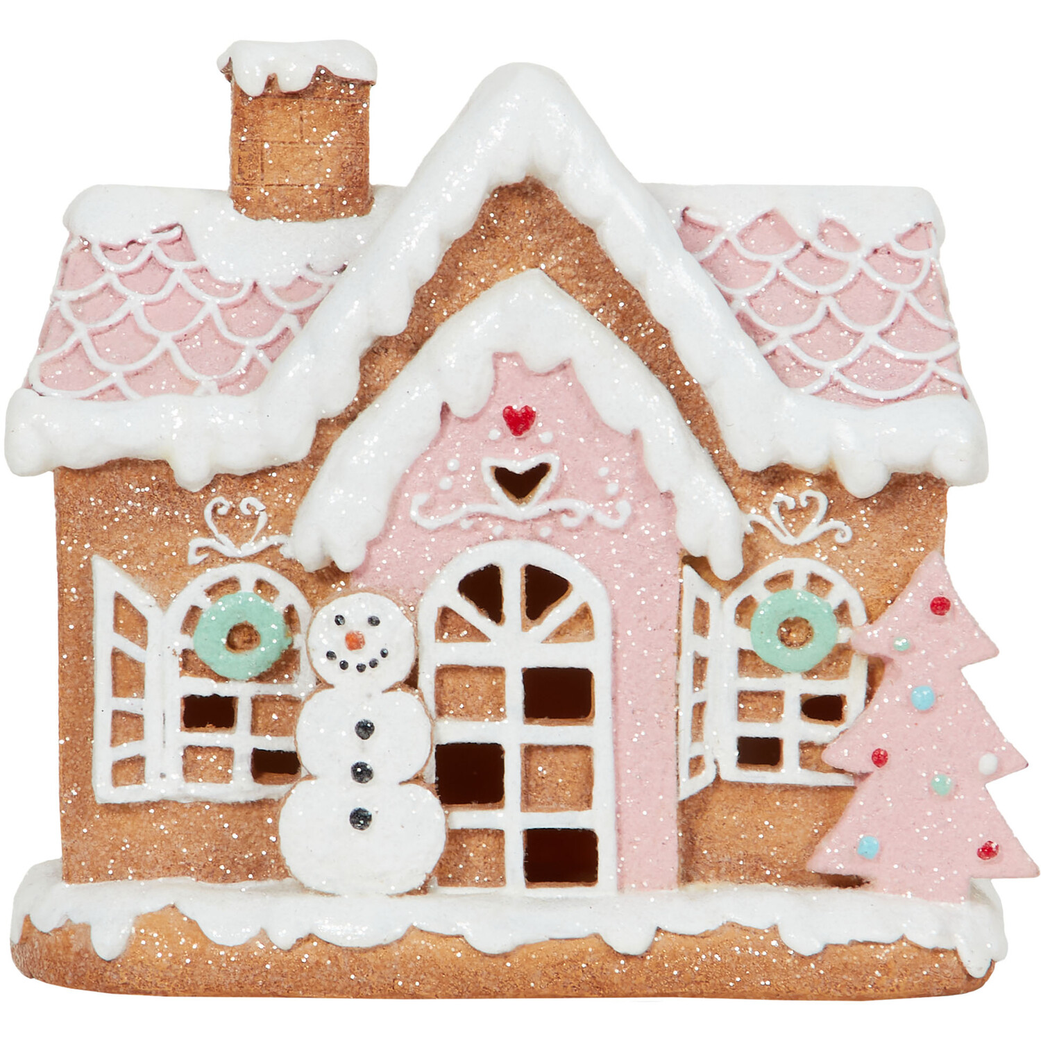 LED Christmas Cookie Gingerbread House - Multicolour Image 2