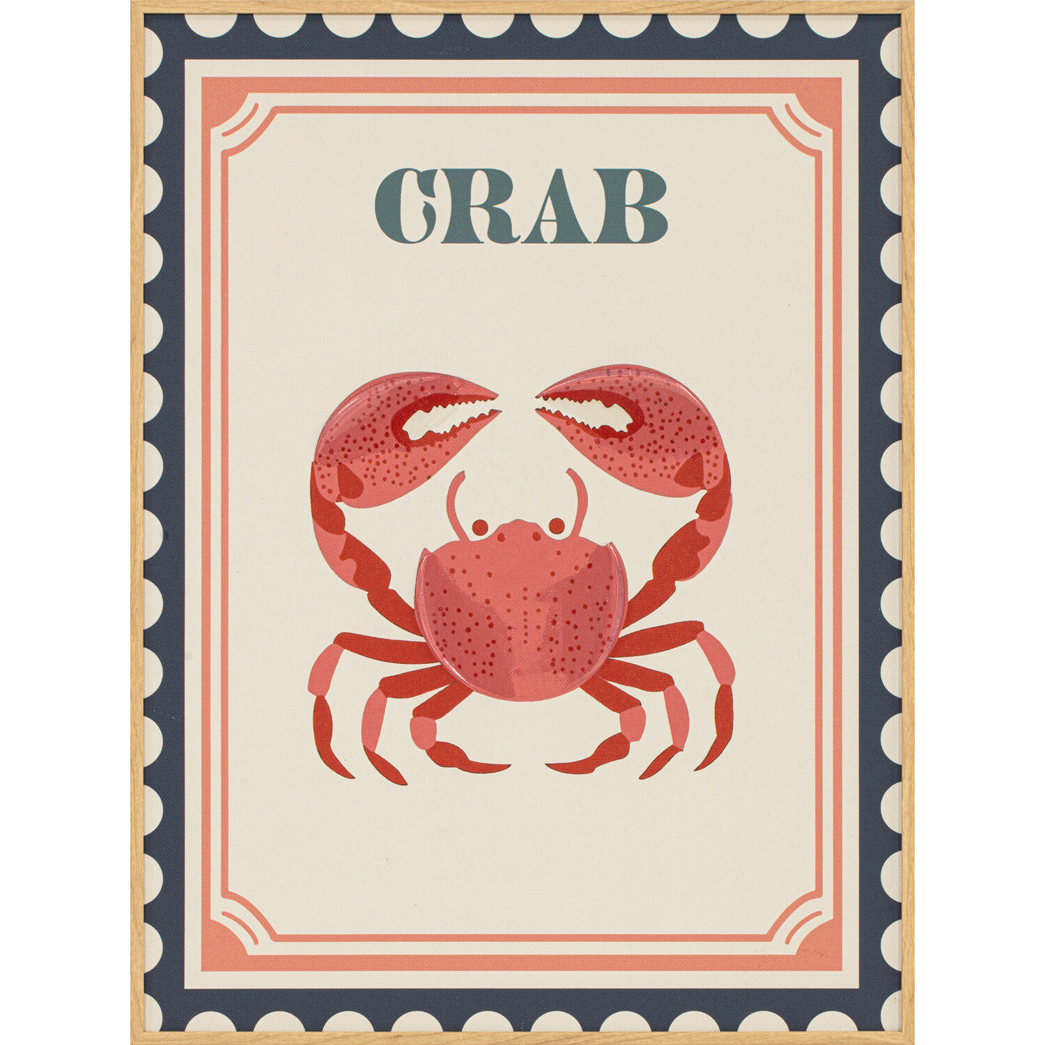 Seafood Assortment Colourful Canvas Image 10