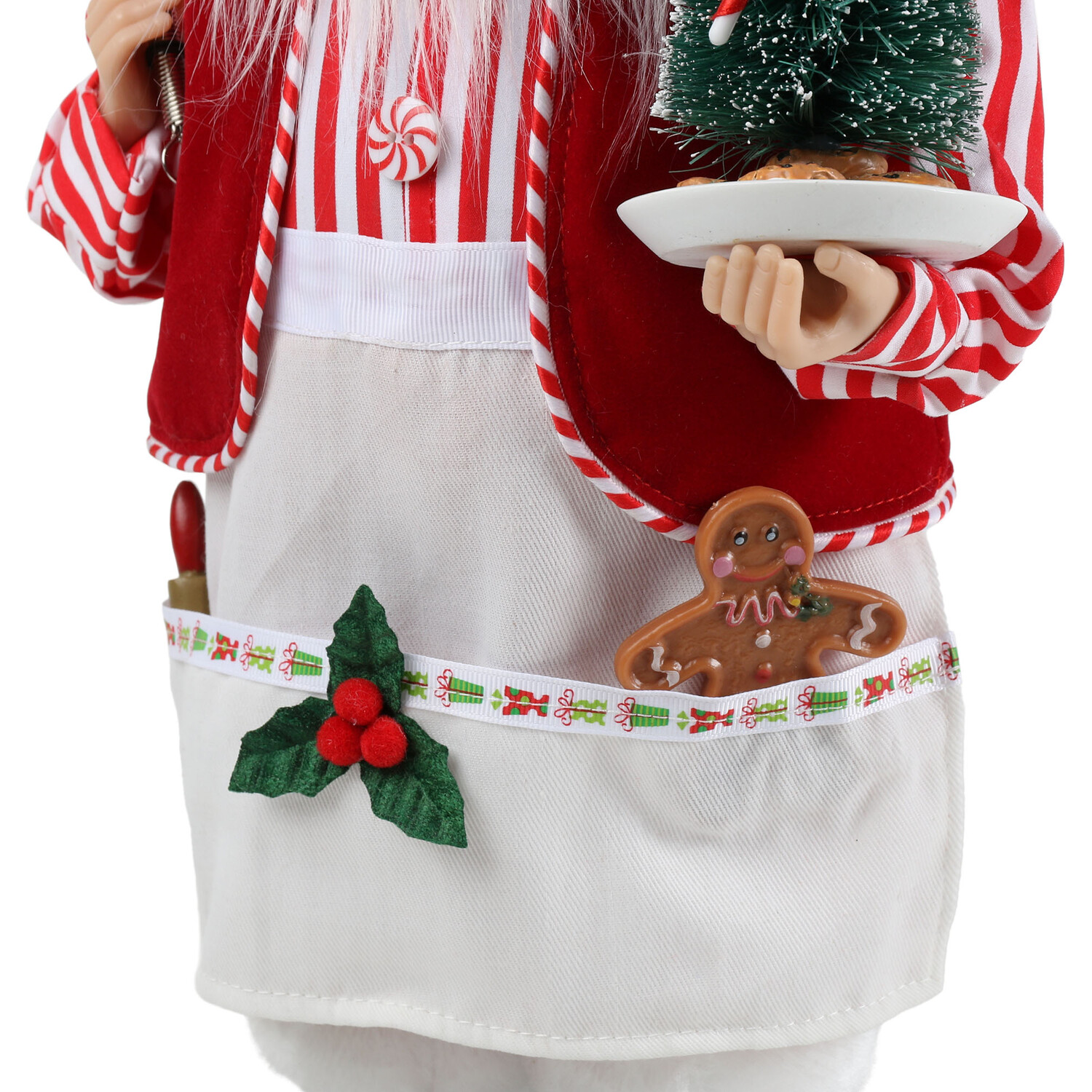 Standing Chef Santa - Red Image 2