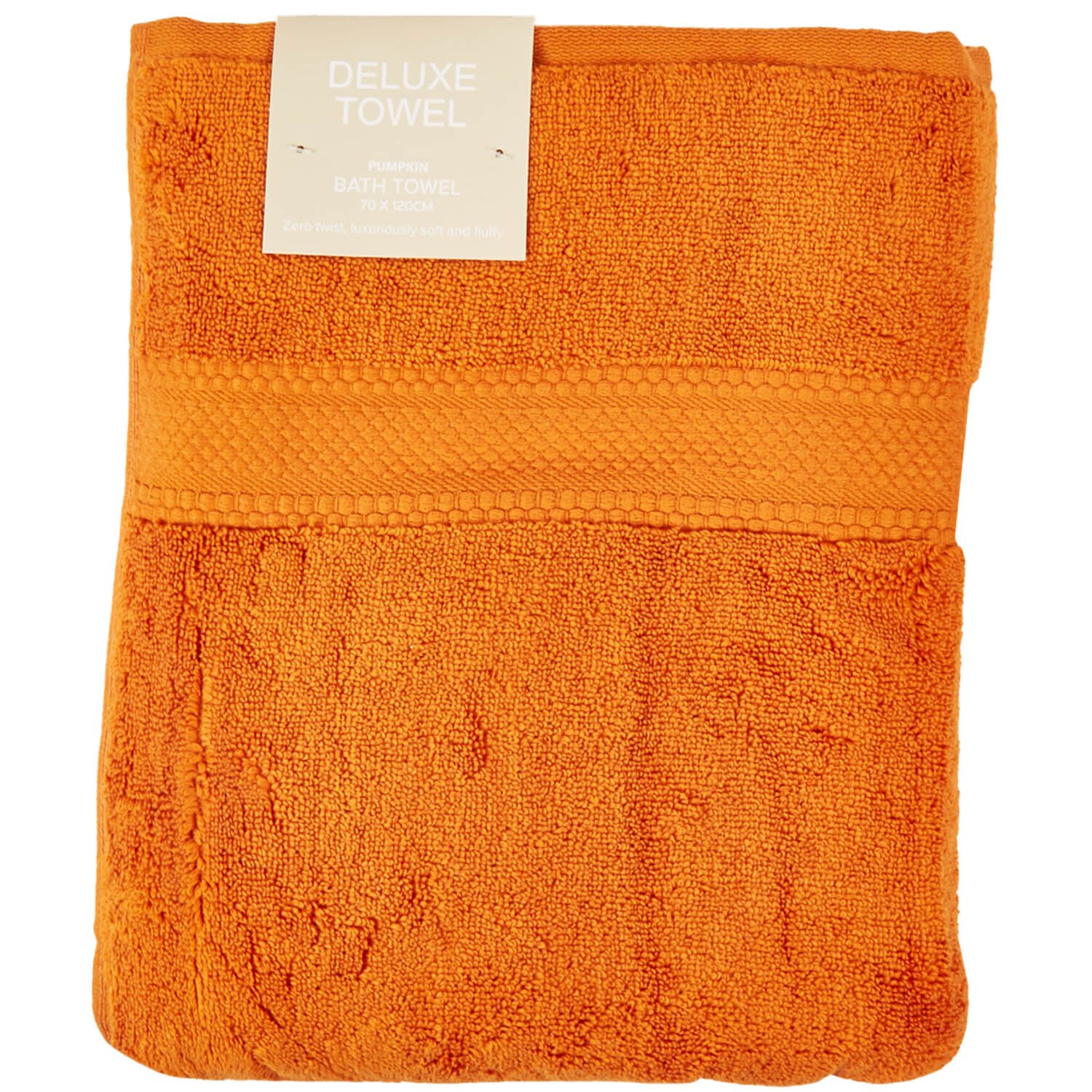 Deluxe Bath Towel - Pumpkin Image 1