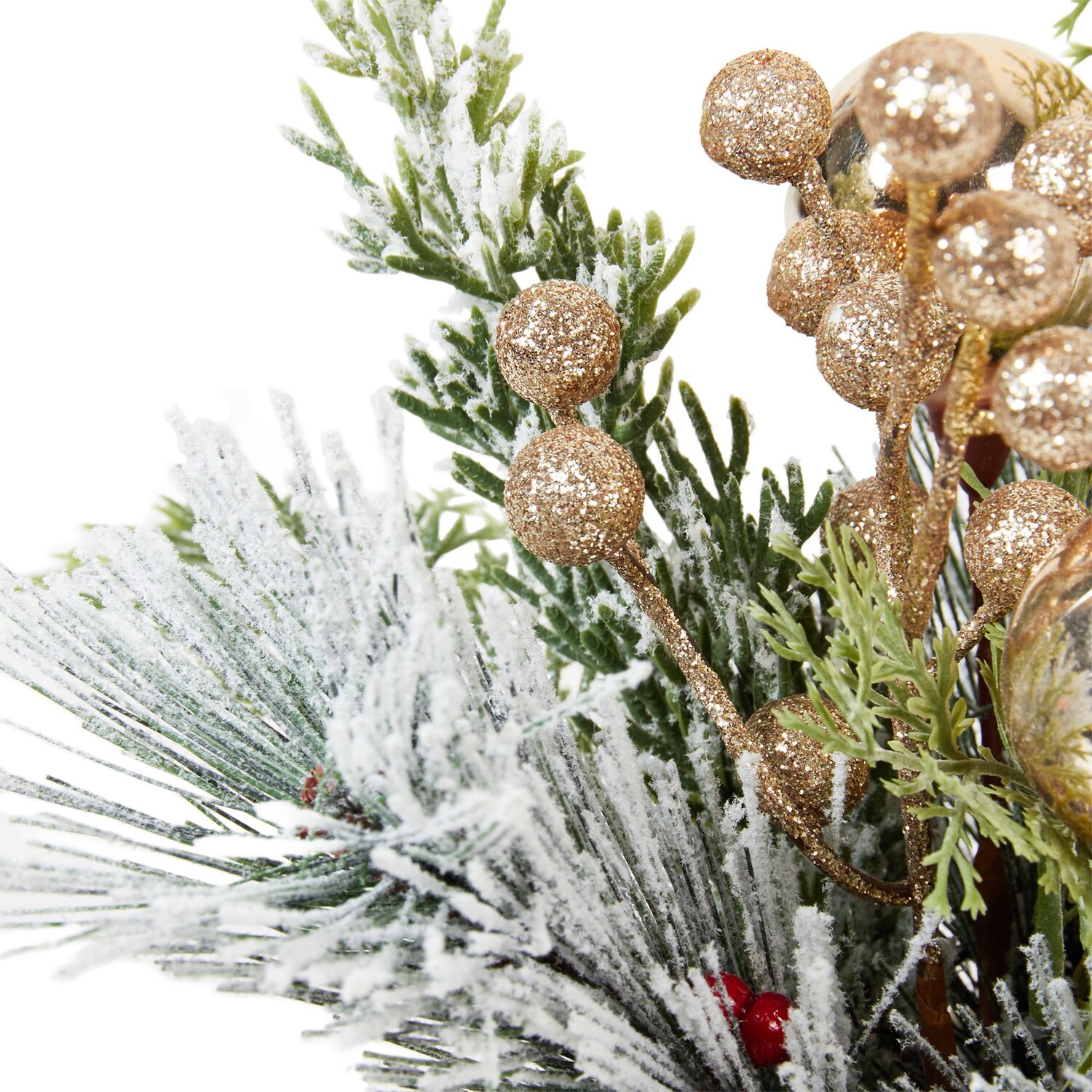 Christmas Potted Floristry Arrangement - Green or Orange Image 8