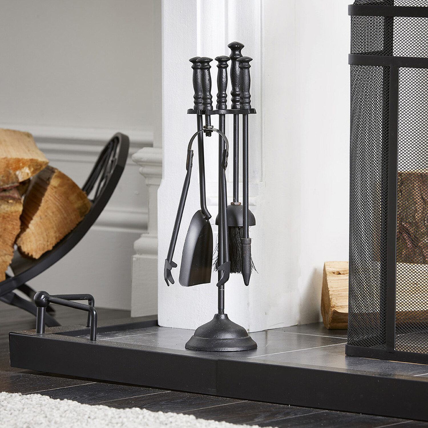 5 Piece Companion Set Black Image 2