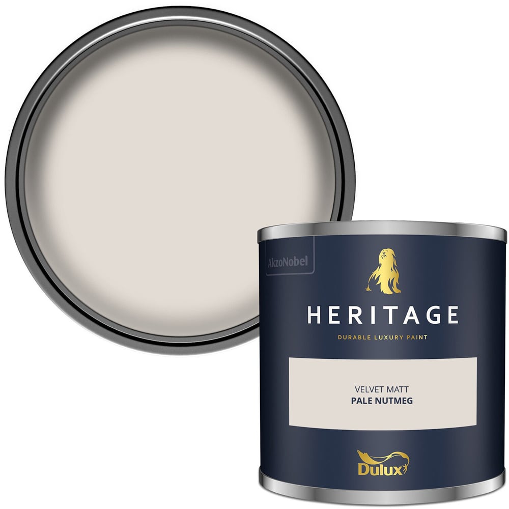 Dulux Heritage Walls and Ceilings Pale Nutmeg Velvet Matt Emulsion Paint Tester Image 2