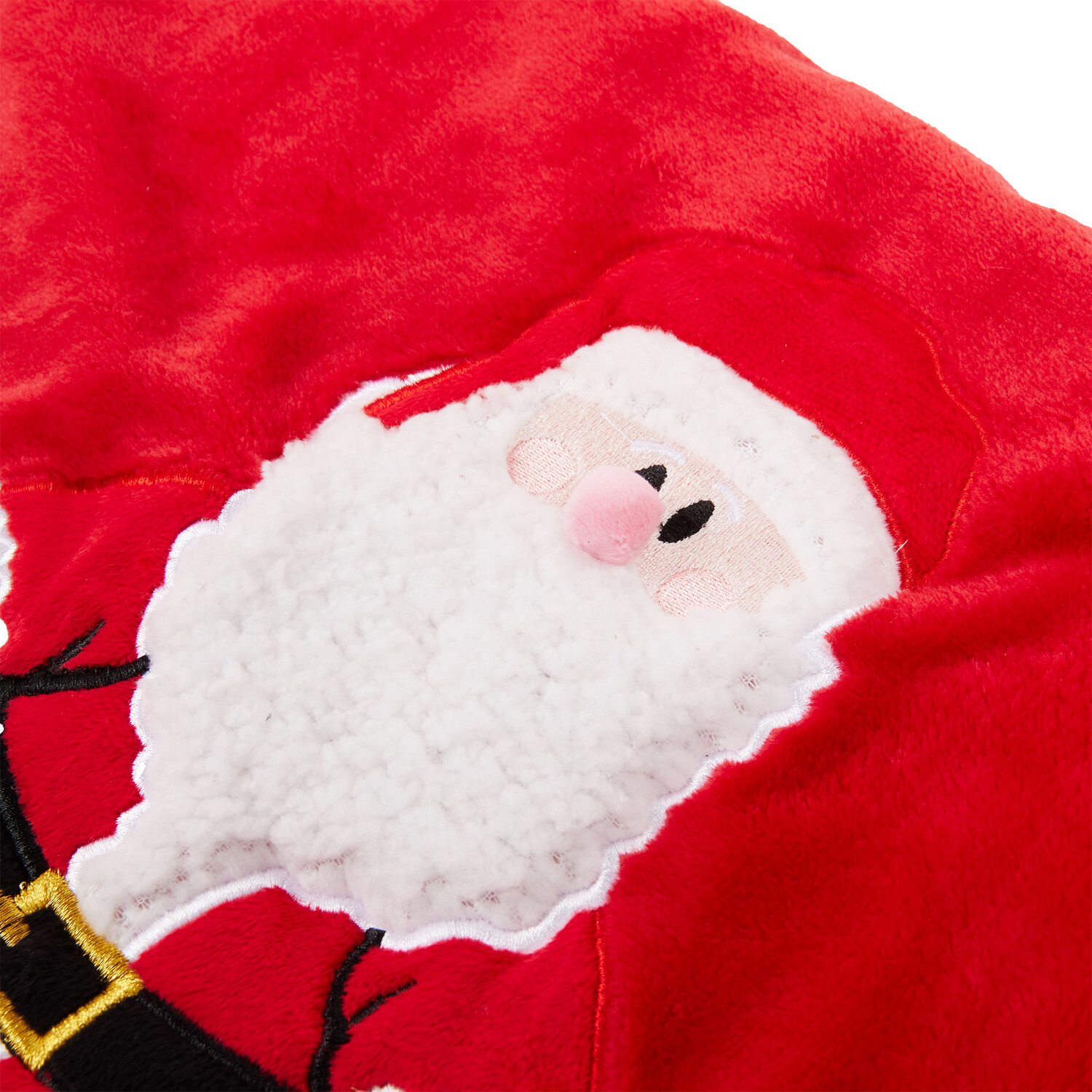 3D Santa Throw - Red Image 2
