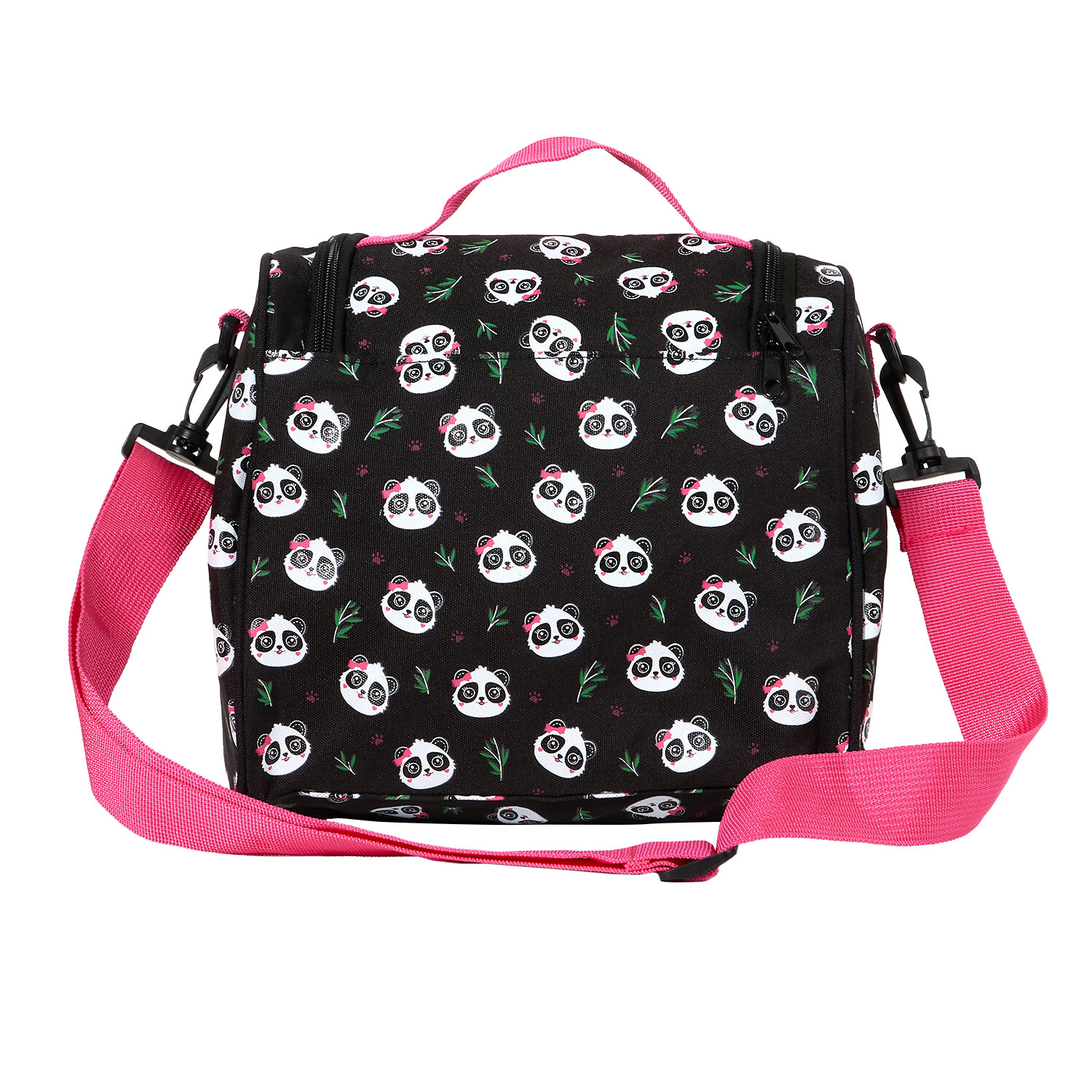 Panda Lunch Bag - Black Image 3