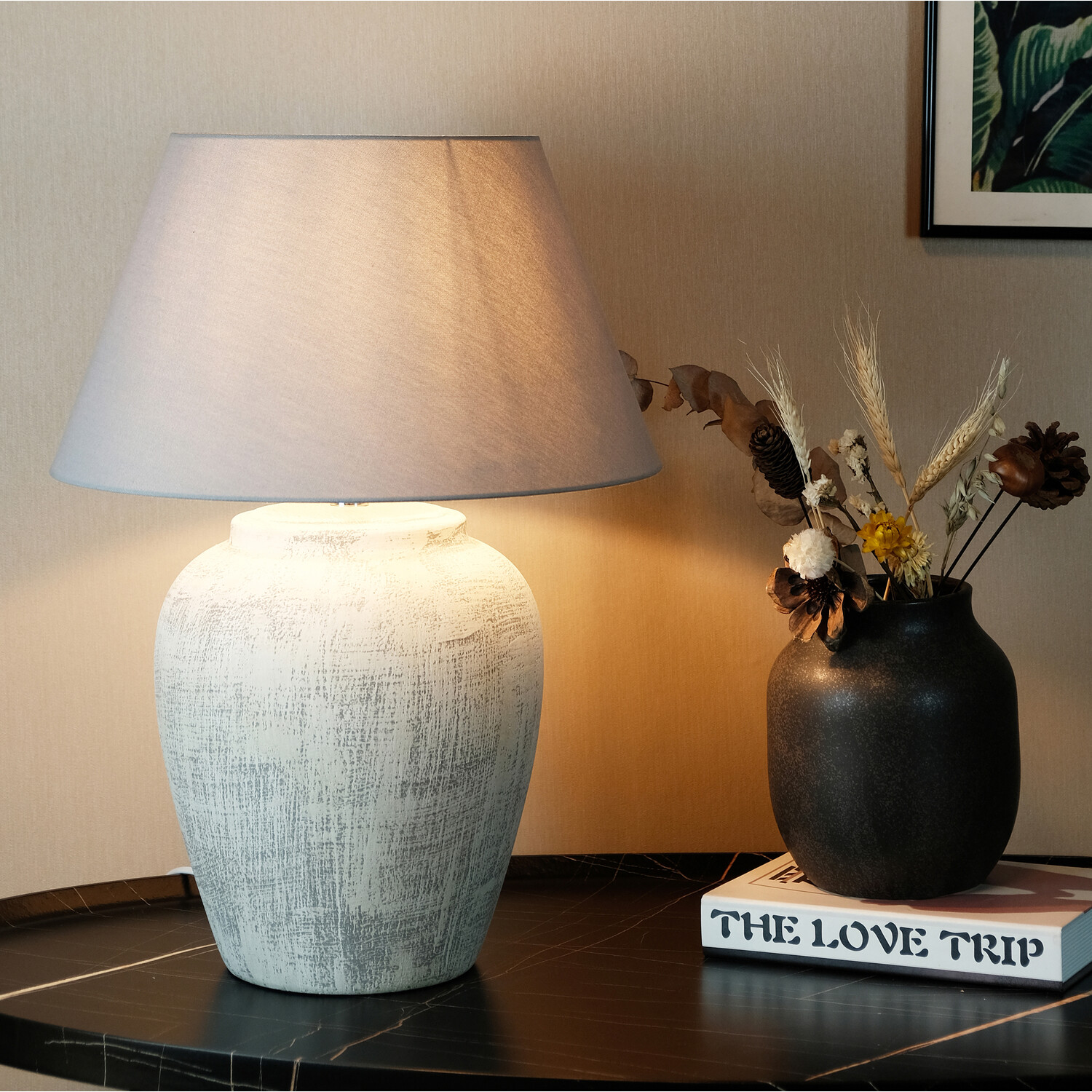 Wrenley Table Lamp - Grey Image 8