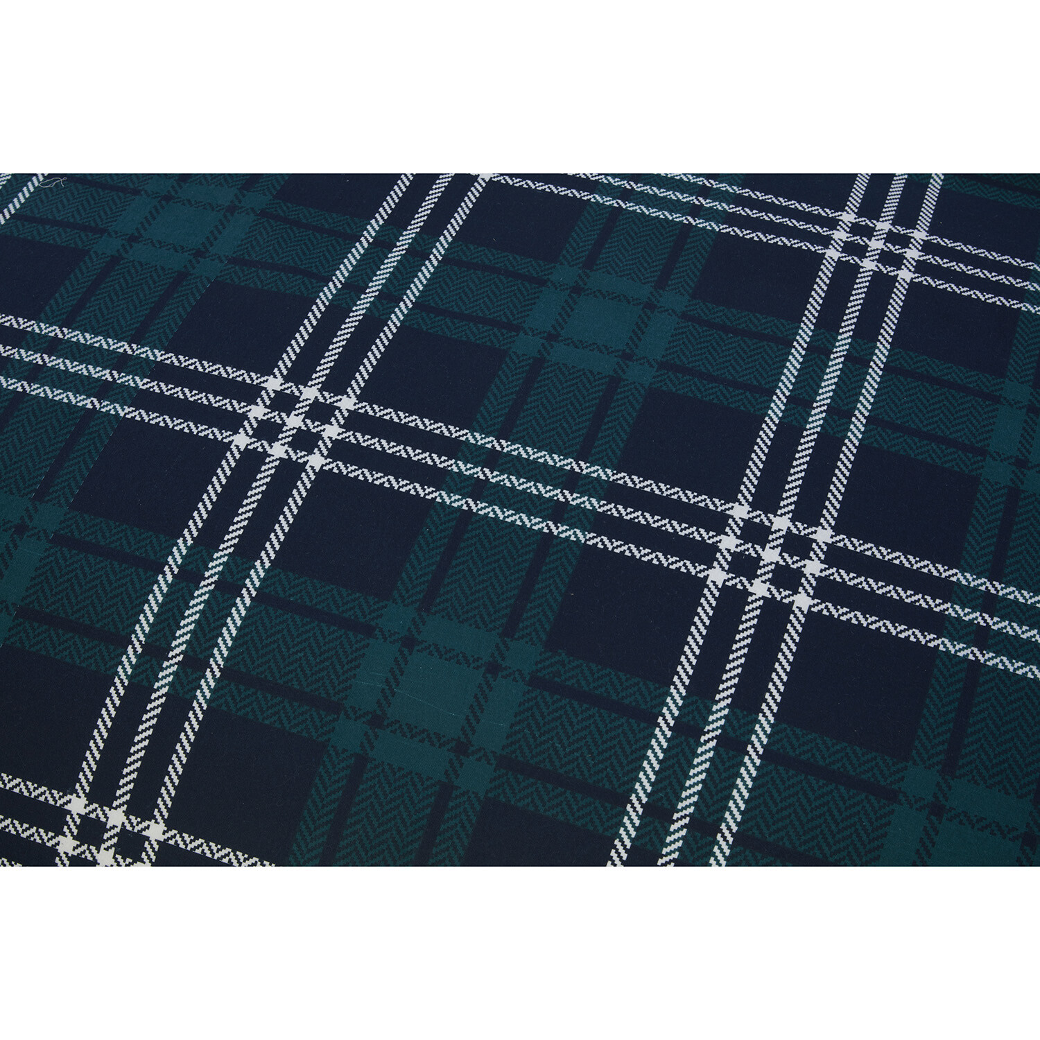 Kirkland Check Duvet Cover and Pillowcase Set - Navy / Double Image 5