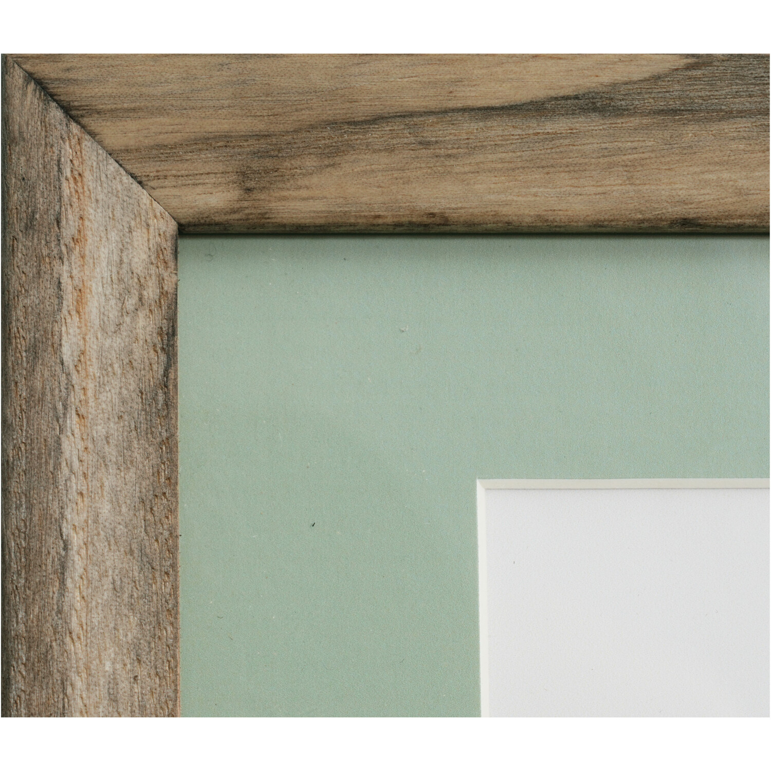 Sage Green Mounted Wooden Photo Frame Green A4 Image 3
