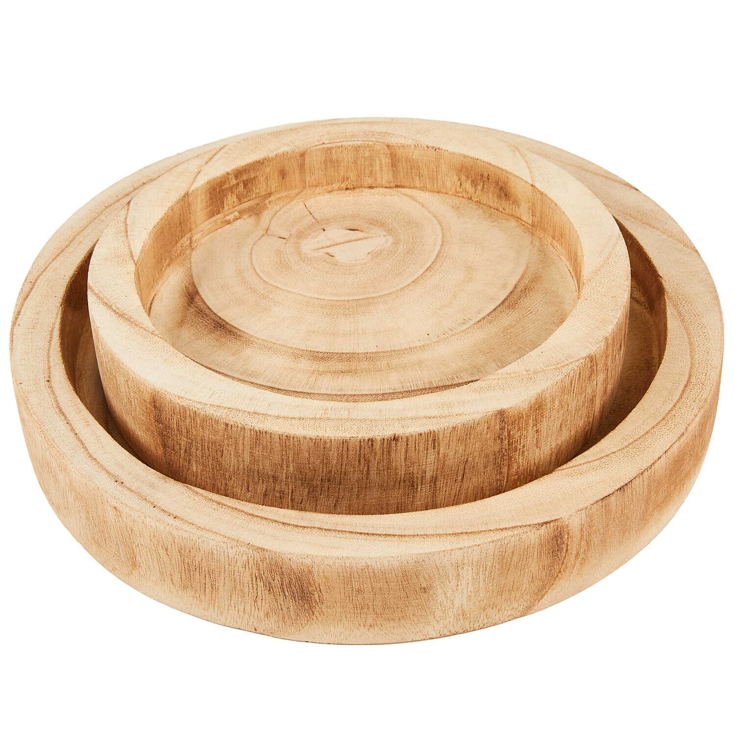 Set of Wooden Plates - Natural Image 2