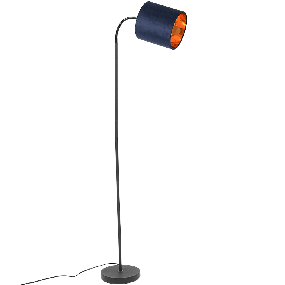 Kliving Hove Navy Shade Floor Lamp Image 1