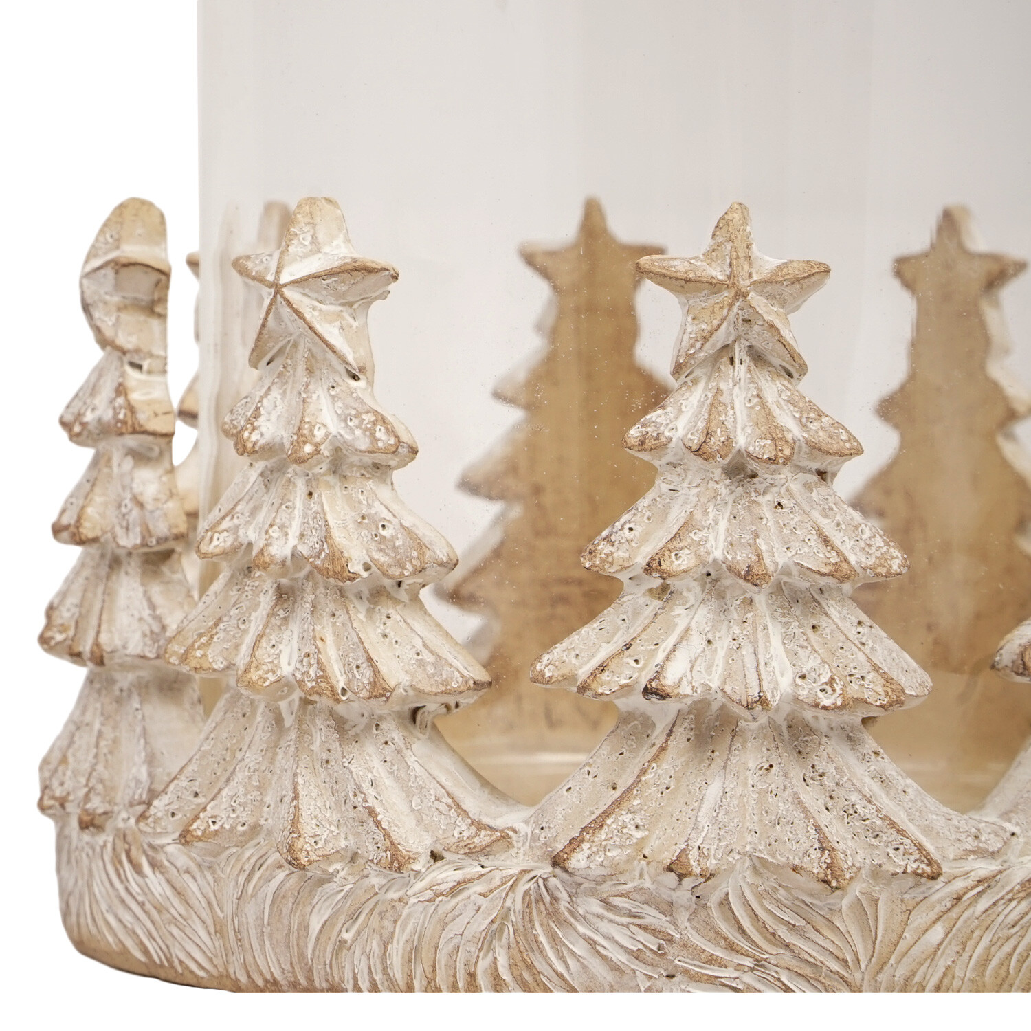 Natural Nordic Forest Candle Holder Decoration Image 4