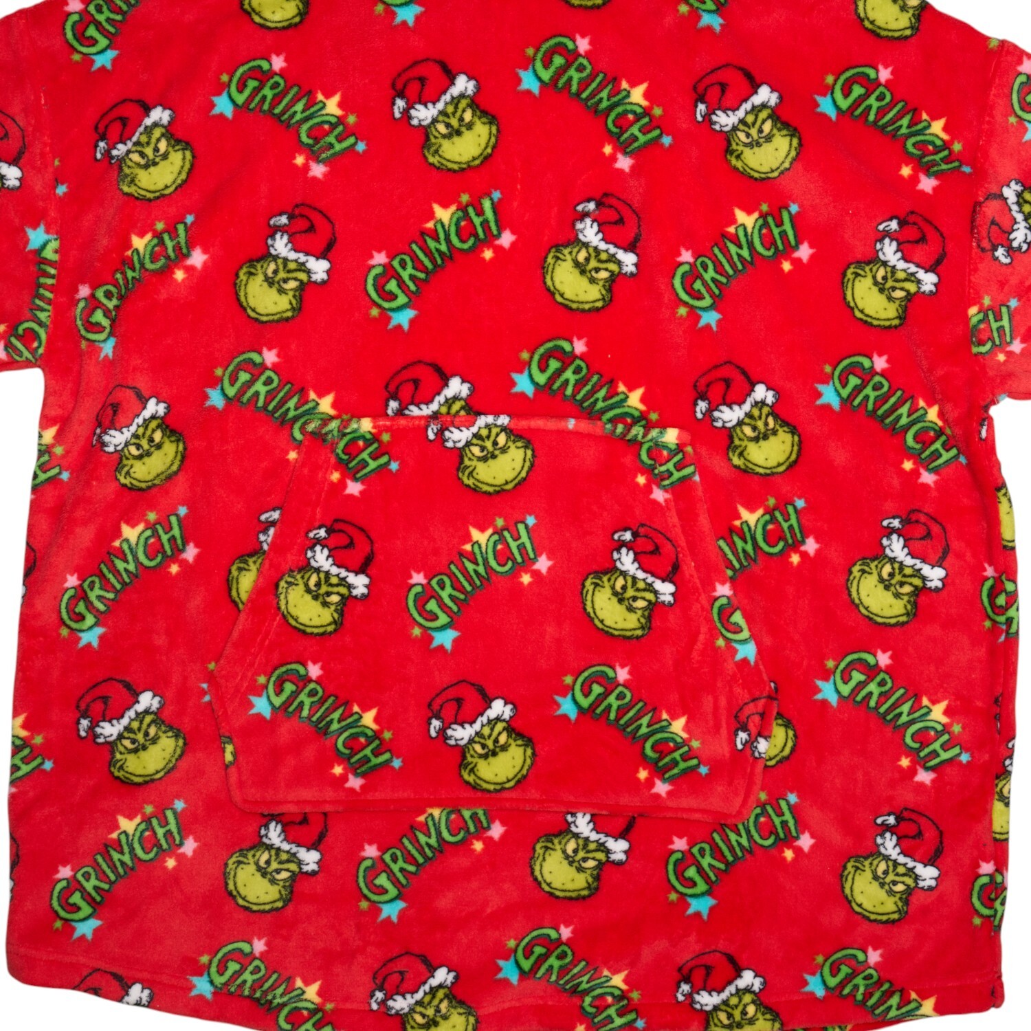 The Grinch Fleece Hoodie Red 70cm Image 6